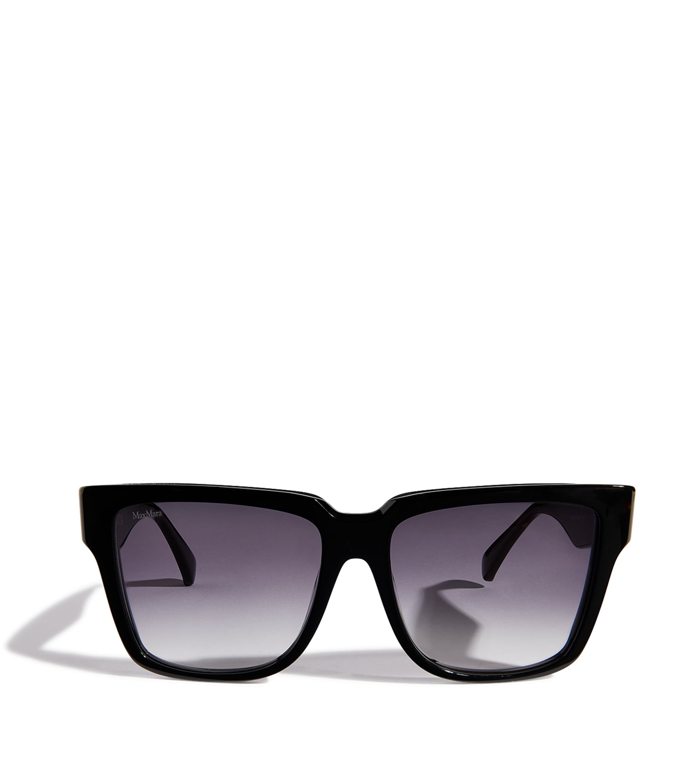 Max Mara Square Sunglasses In Black