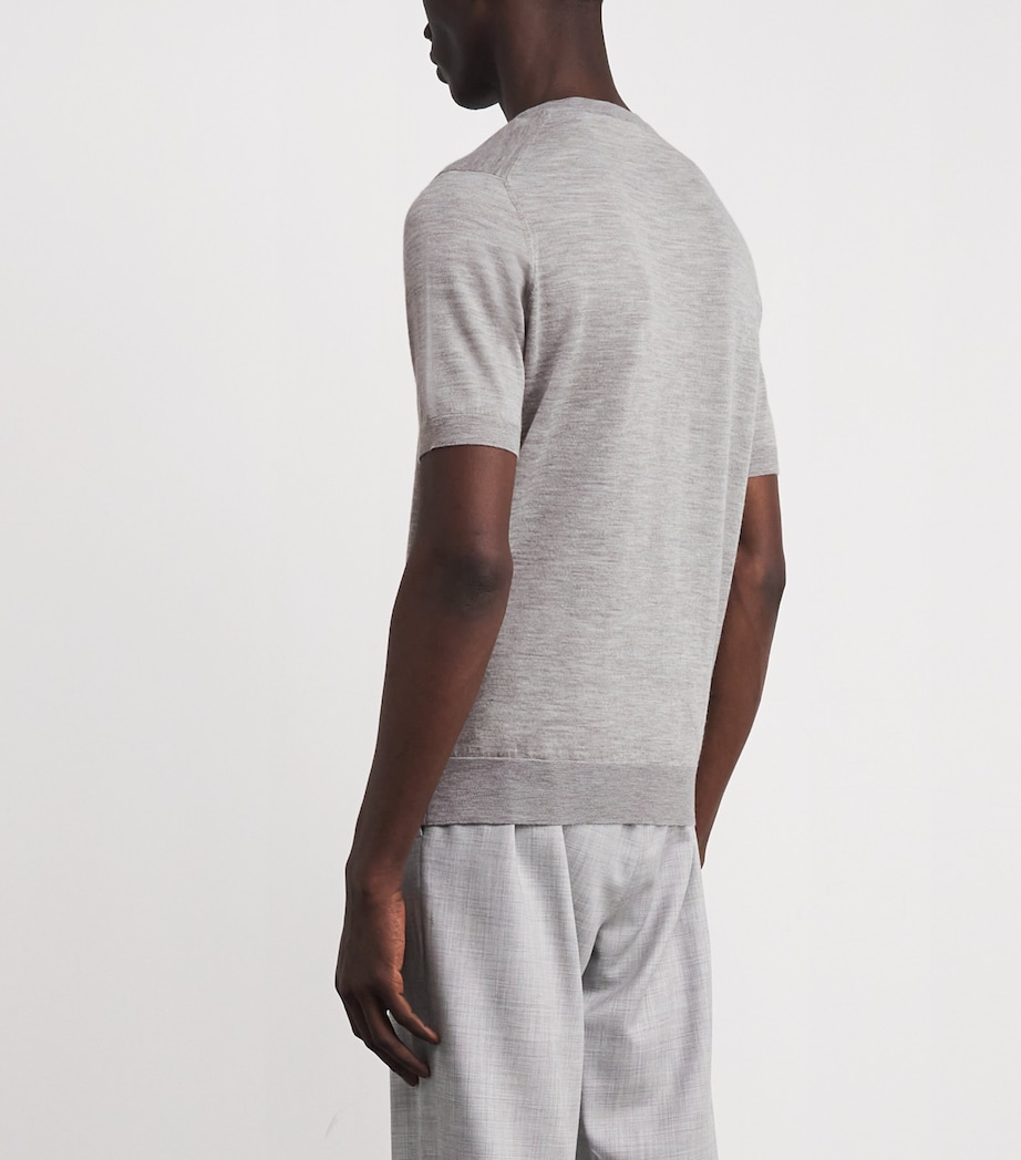 Cashmere-Silk T-Shirt 11010 GREY Image 4