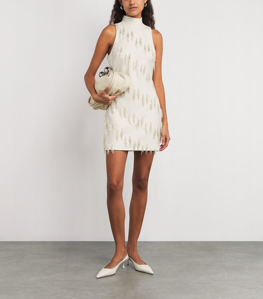 Cascade Micky Mini Dress IVORY/SILVER / IVSL Image 2