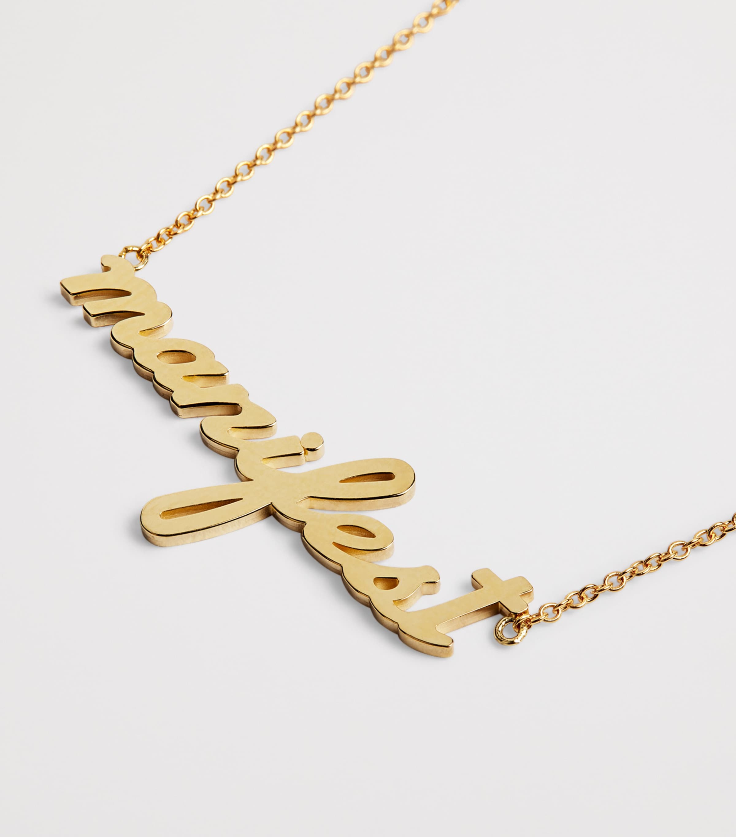 Yellow Gold Manifest Necklace YELLOW GOLD Image 4