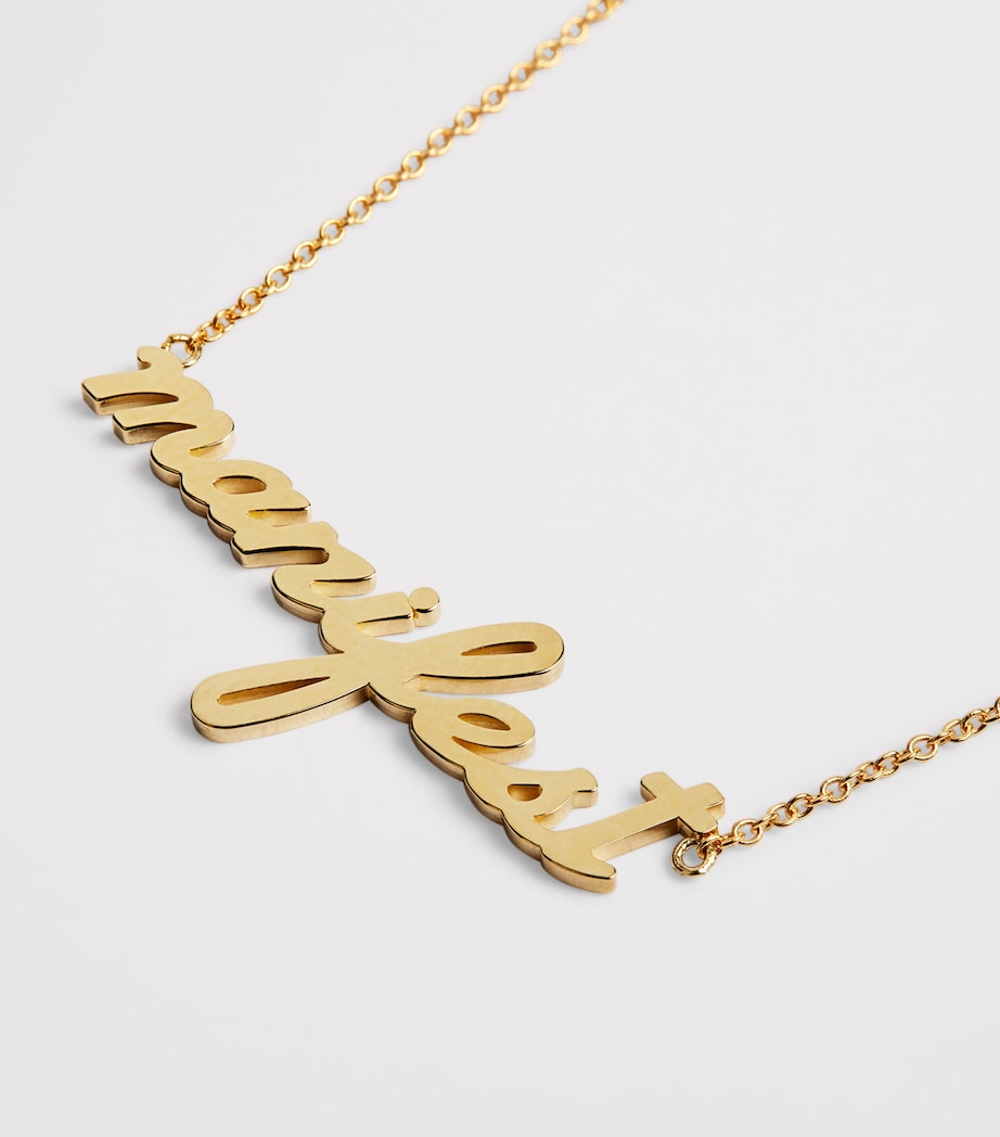 Yellow Gold Manifest Necklace YELLOW GOLD Image 4