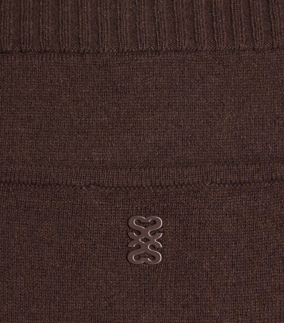 Wool-Cashmere Tank Top CHOCOLATE Image 5