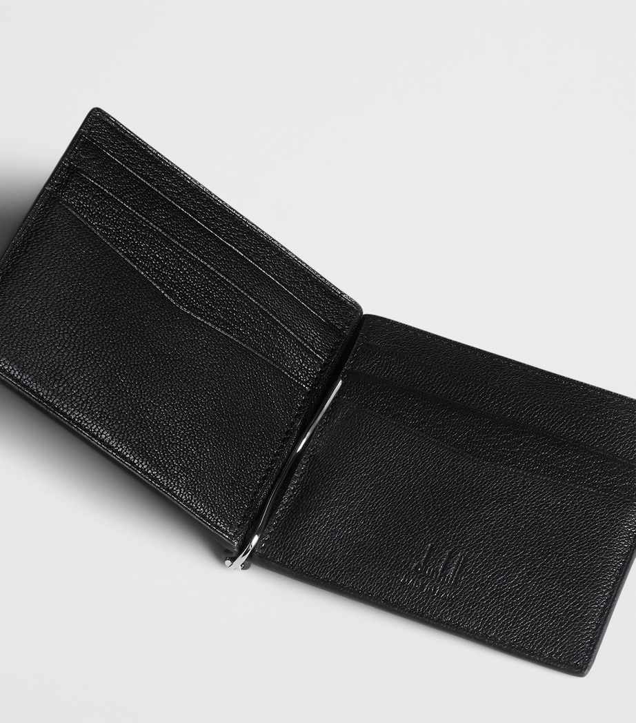 Goatskin Duke Fine Bifold Wallet 001BLACK Image 3
