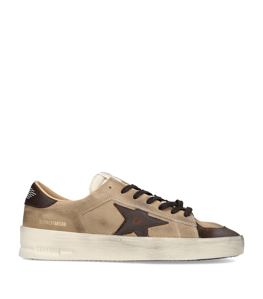 Golden Goose Suede Stardan Sneakers Beige Comb Image 1