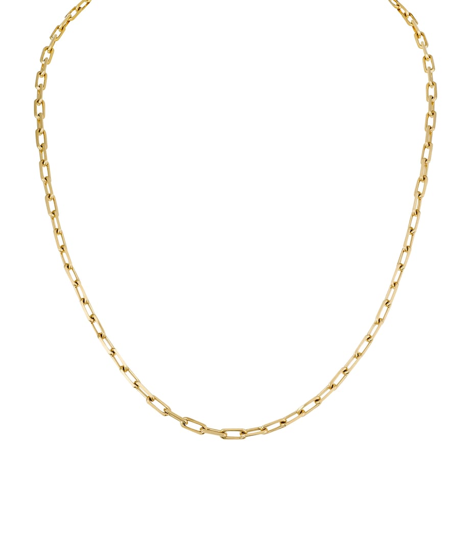 Cartier Small Yellow Gold Santos de Cartier Chain Necklace Yellow Gold Image 1