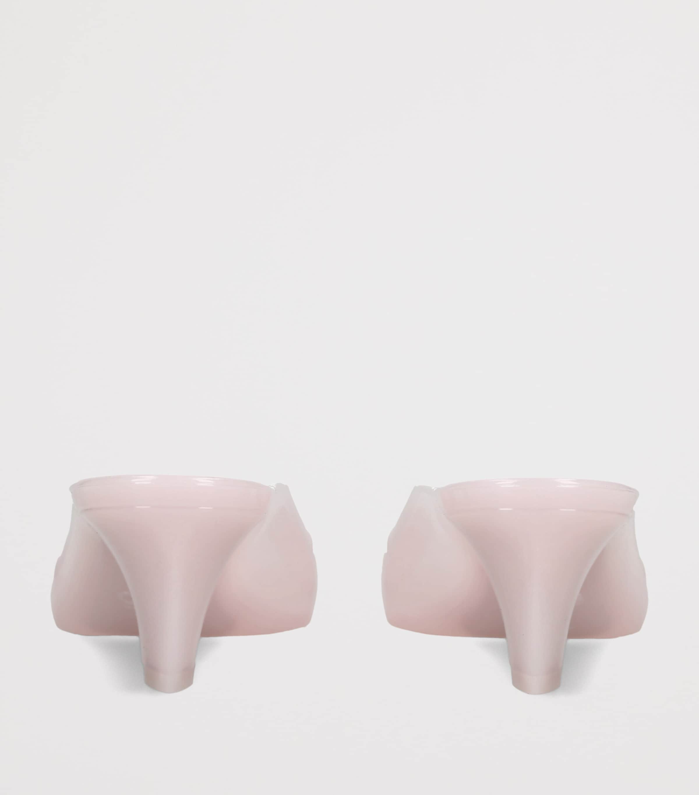 Chloé Jelly Heeled Mules 30 Pale Pink Image 2
