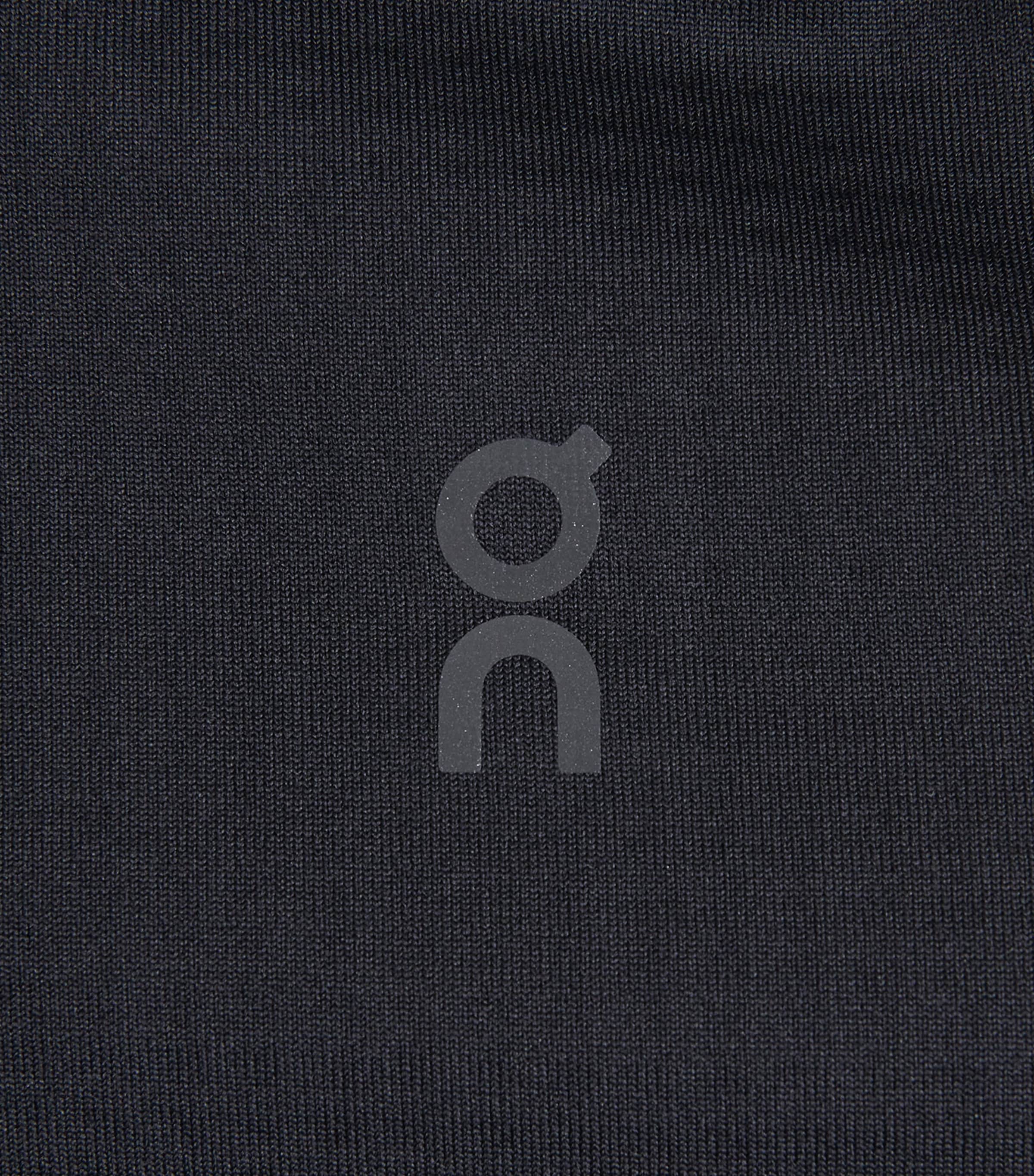 On Womens Climate Quarter-Zip Top Black Image 2