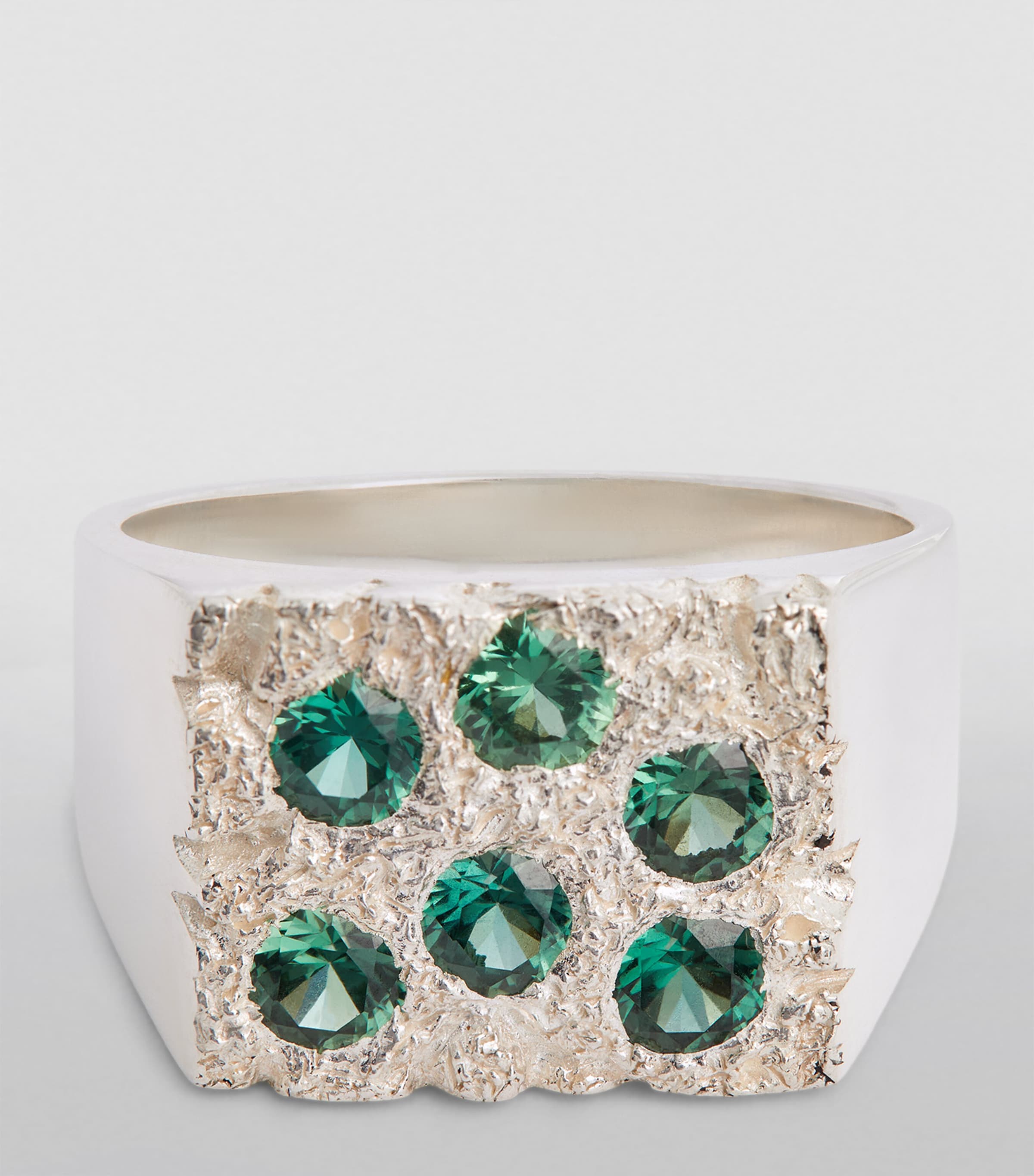 EXCLUSIVE Sterling Silver Rose Garden Signet Ring SILVER (925) Image 3