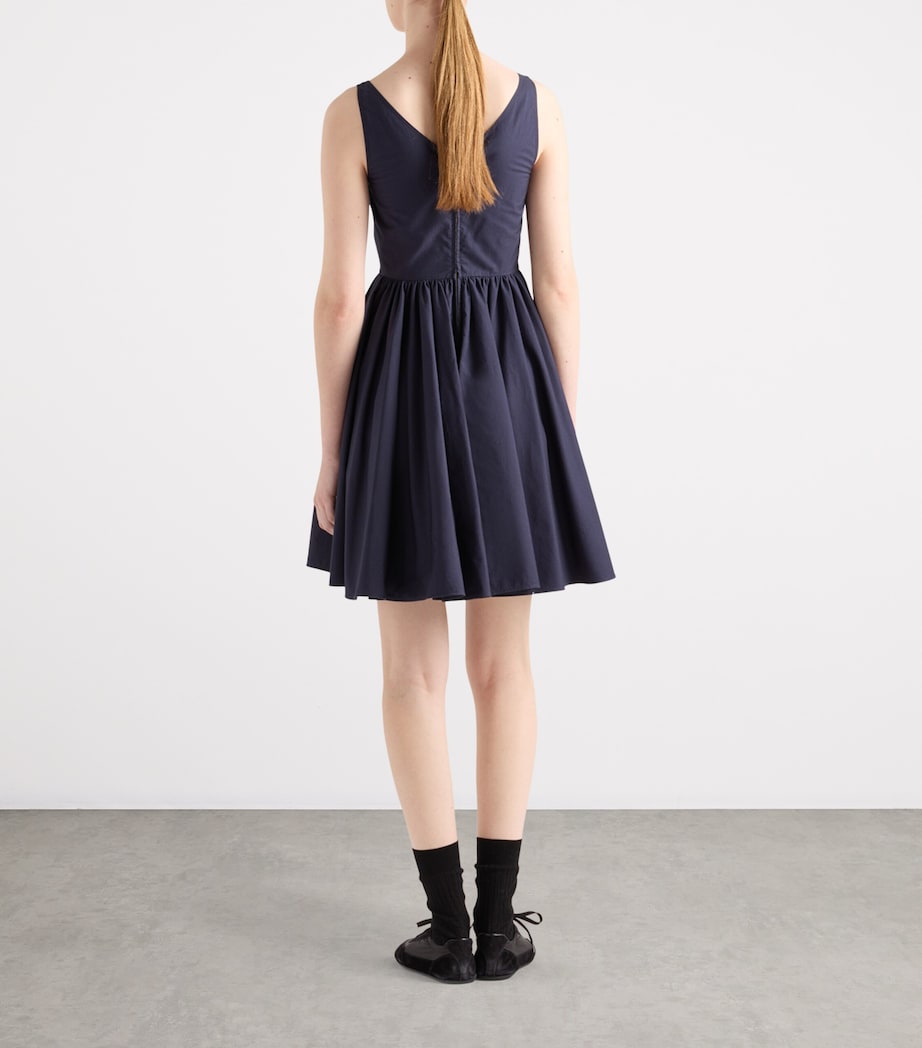 Cotton Canvas Mini Dress F0008 Image 5