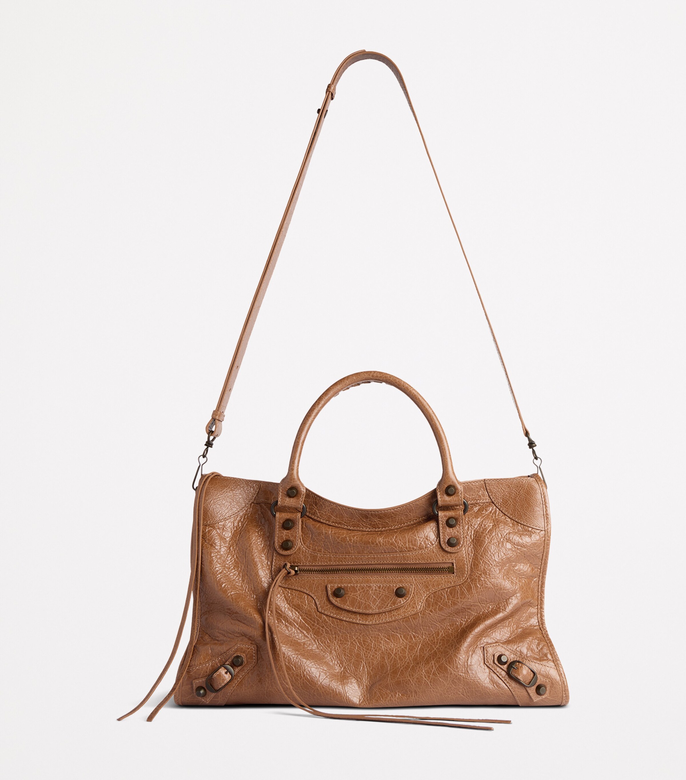 Balenciaga Medium Leather Le City Top-Handle Bag Image 2