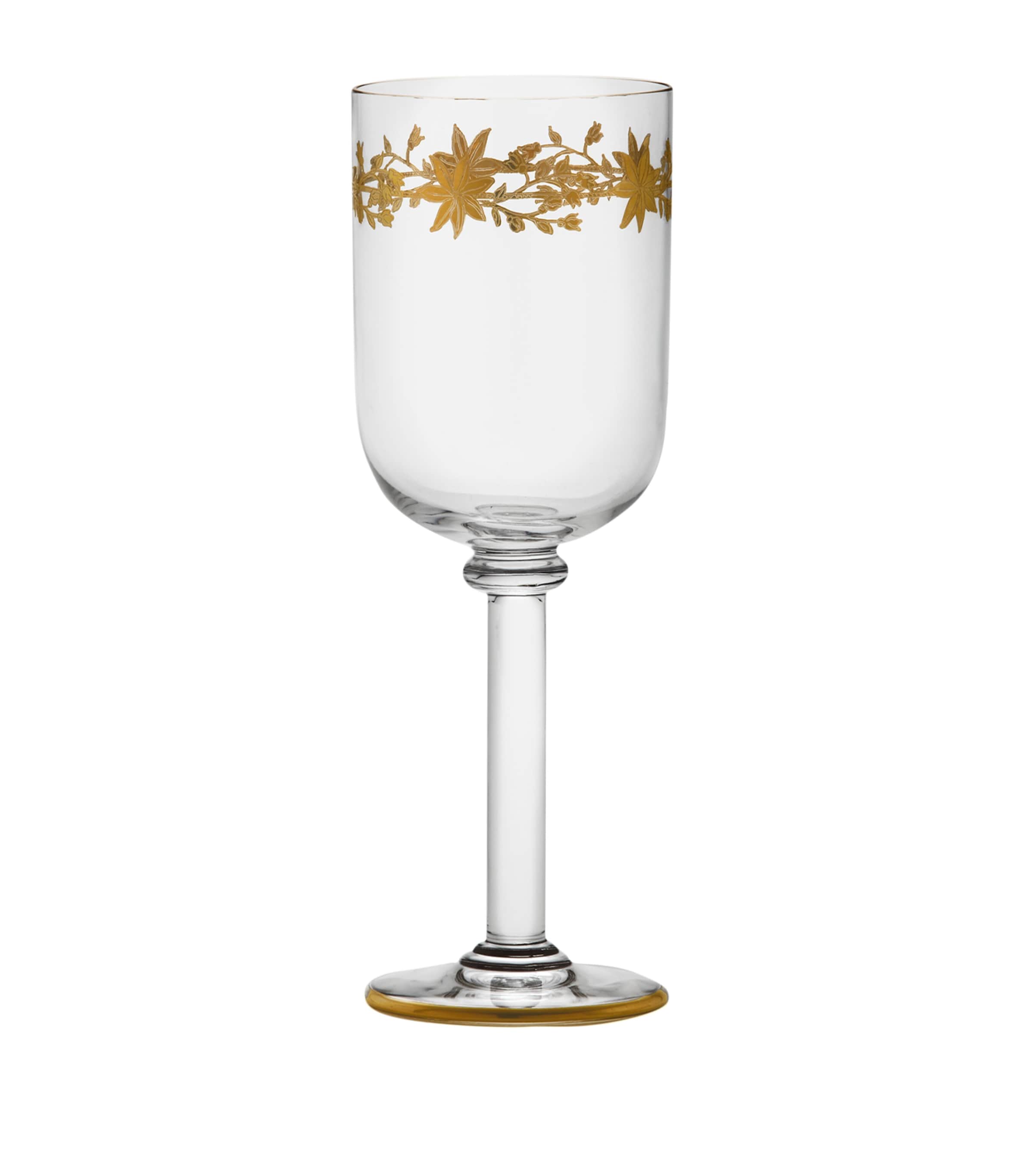 GINORI 1735 Set of 2 Crystal Marchese Goblet (300ml) | Dining | Glassware | Wine Glasses