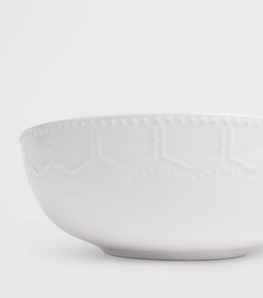 Stoneware Brompton Serving Bowl (28.5cm) WHITE Image 2