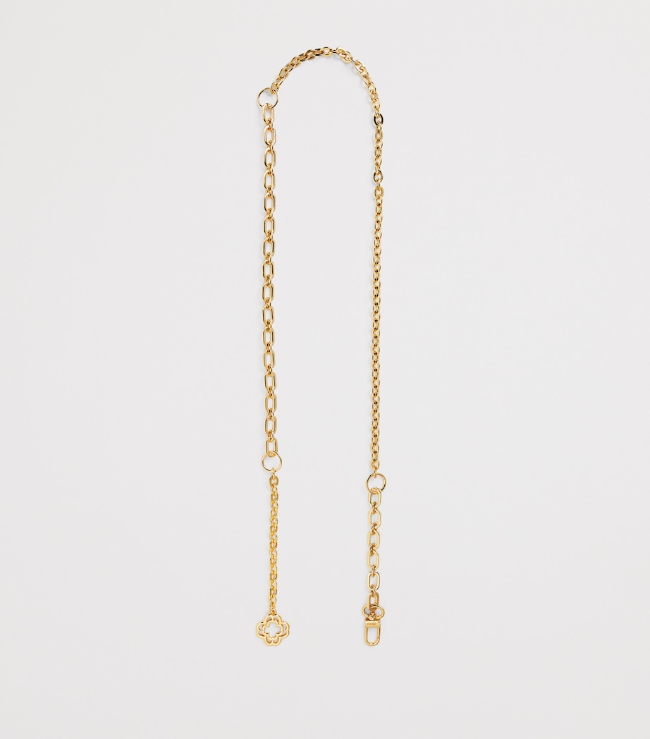 Maje Clover Logo Chain Belt Gold Image 3