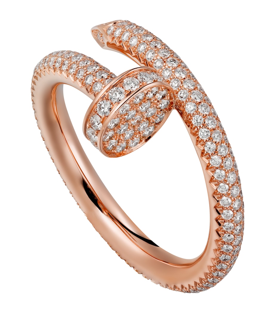 Cartier Rose Gold and Diamond Juste un Clou Ring Rose Gold Image 1