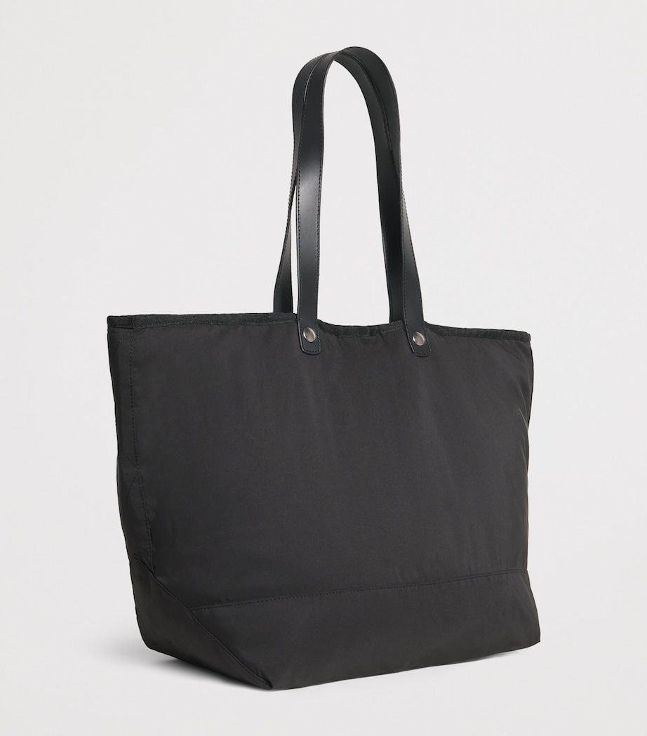 Large Utility Tote Bag N403 BLACK/SILVER HW Image 3
