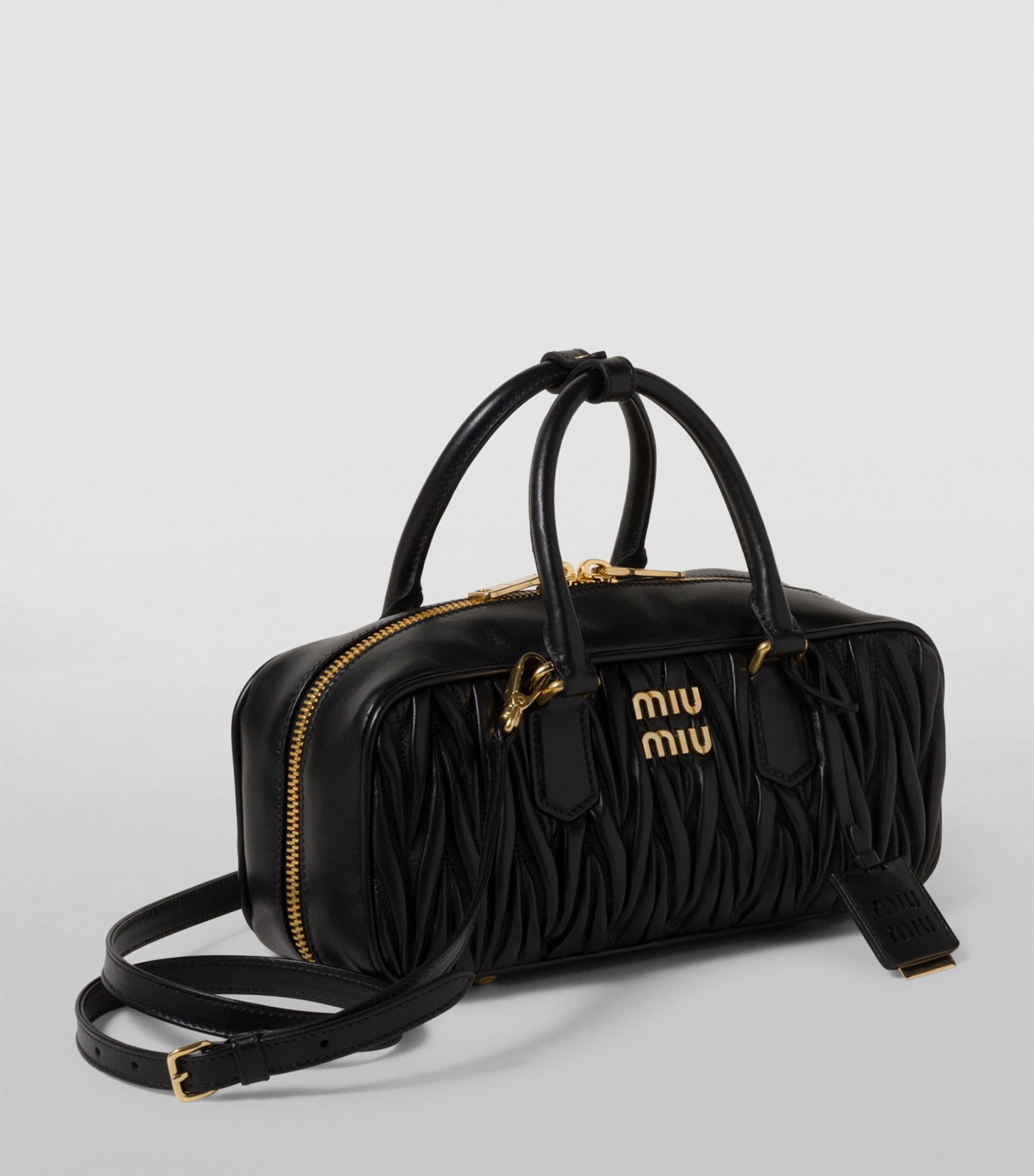 Matelassé Leather Arcadie Top-Handle Bag F0002 Image 2