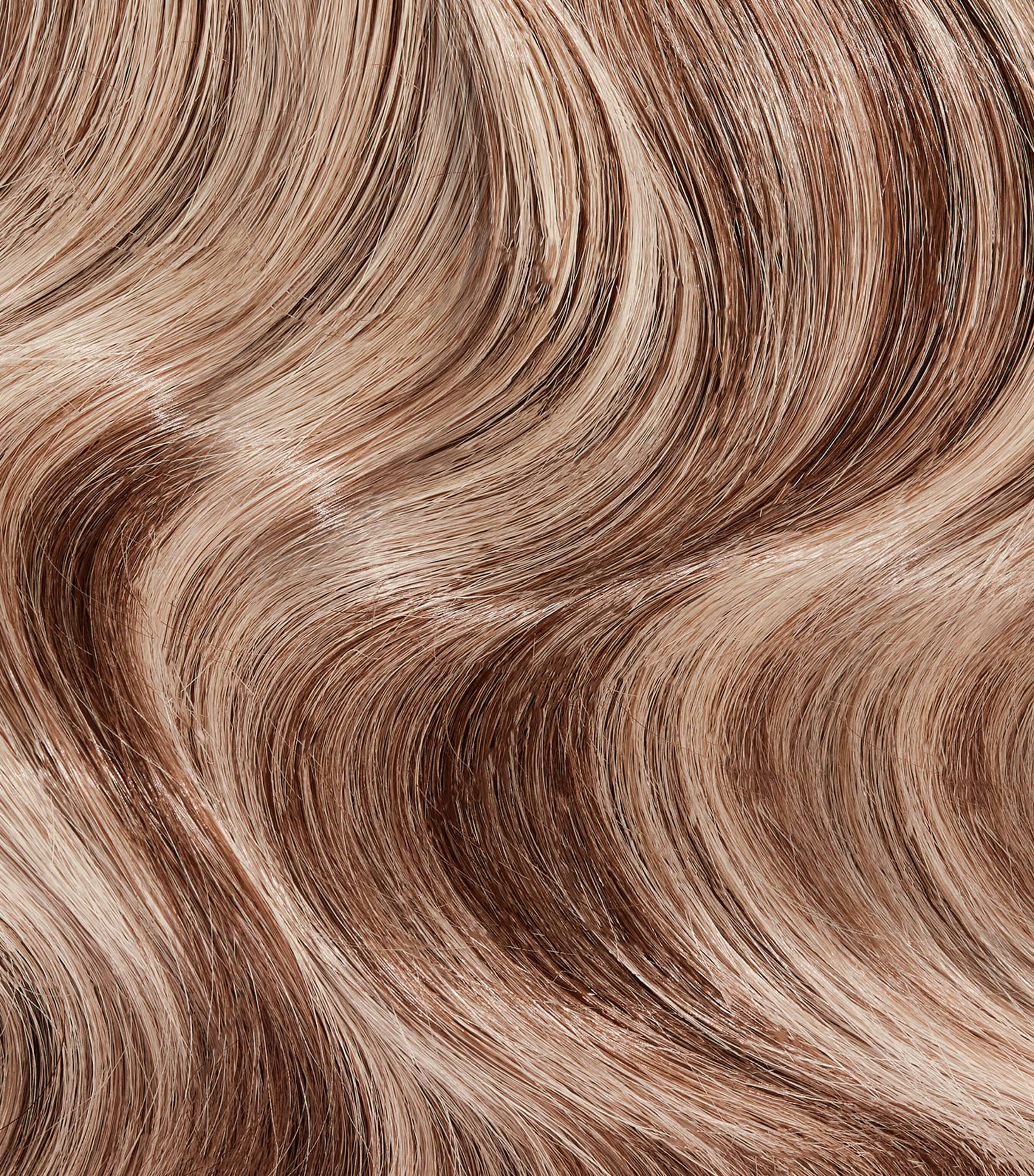 Beauty Works Beauty Works x Huda BARELY THERE Mix & Match Volumiser Clip-In Hair Extensions (18") Honey Blonde Image 2
