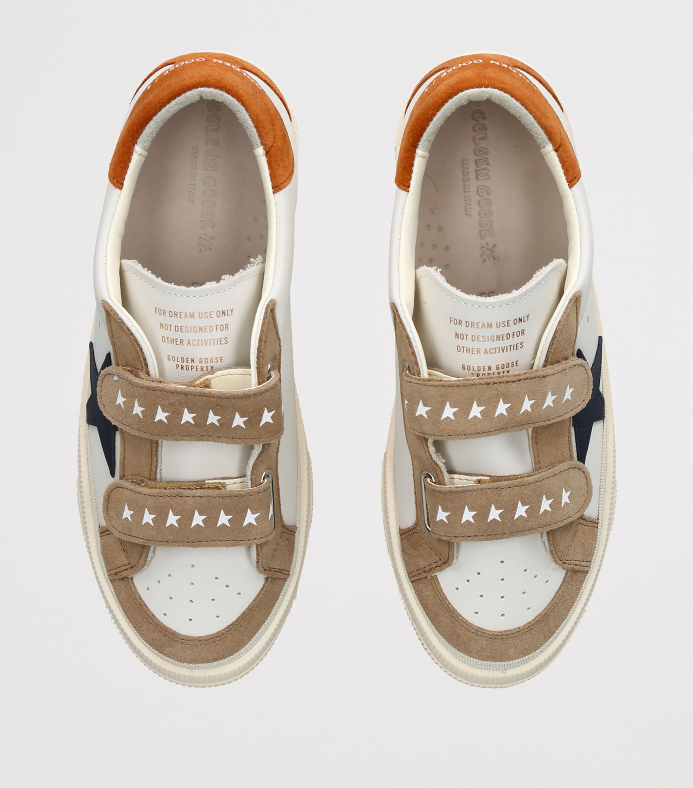 Golden Goose Leather May Sneakers White/oth Image 3