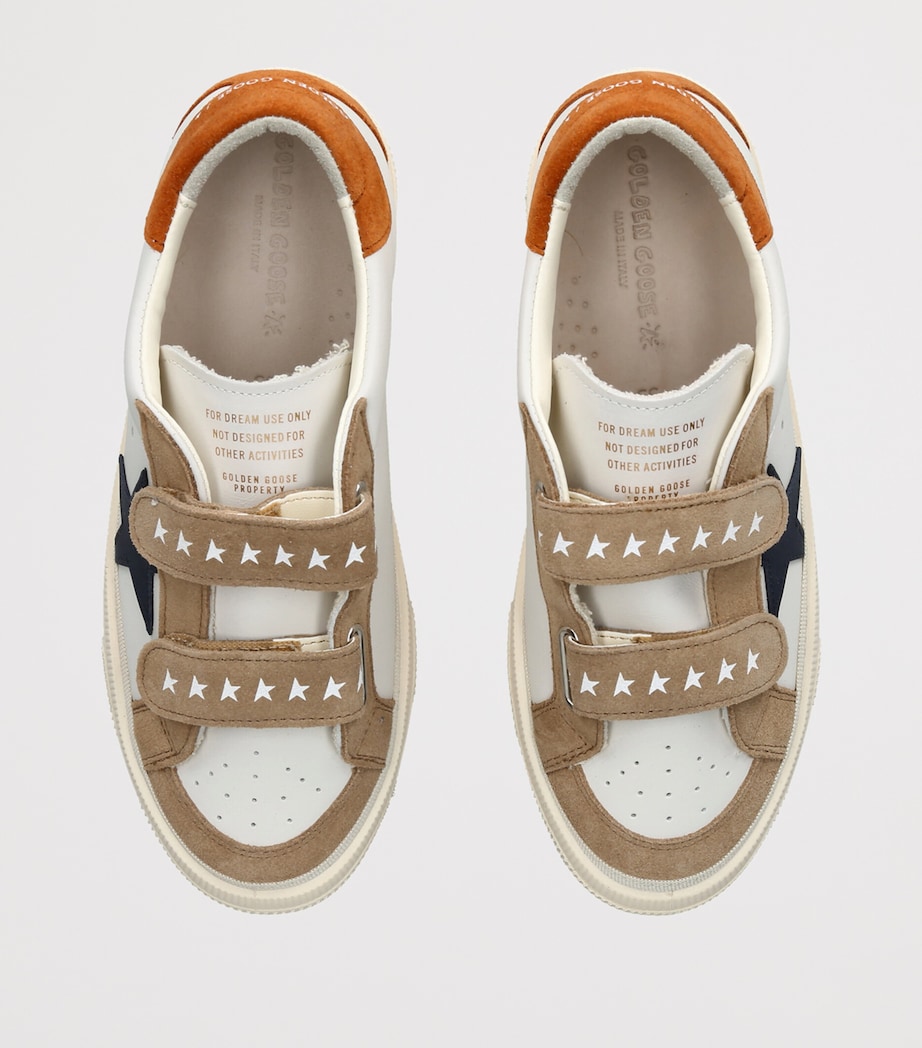 Golden Goose Leather May Sneakers White/oth Image 3