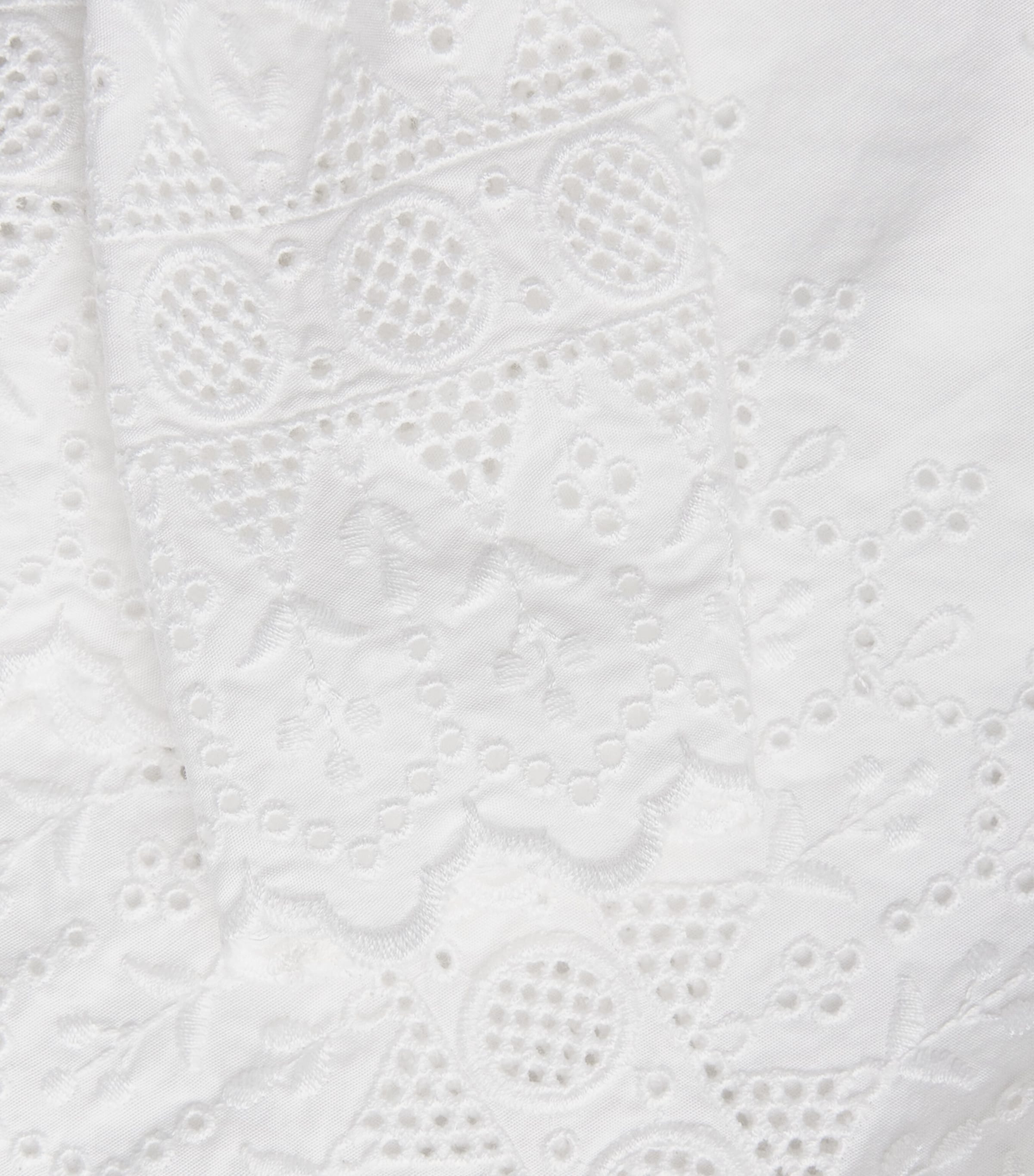 Polo Ralph Lauren Womens Cotton Broderie Anglaise Shorts White Image 6