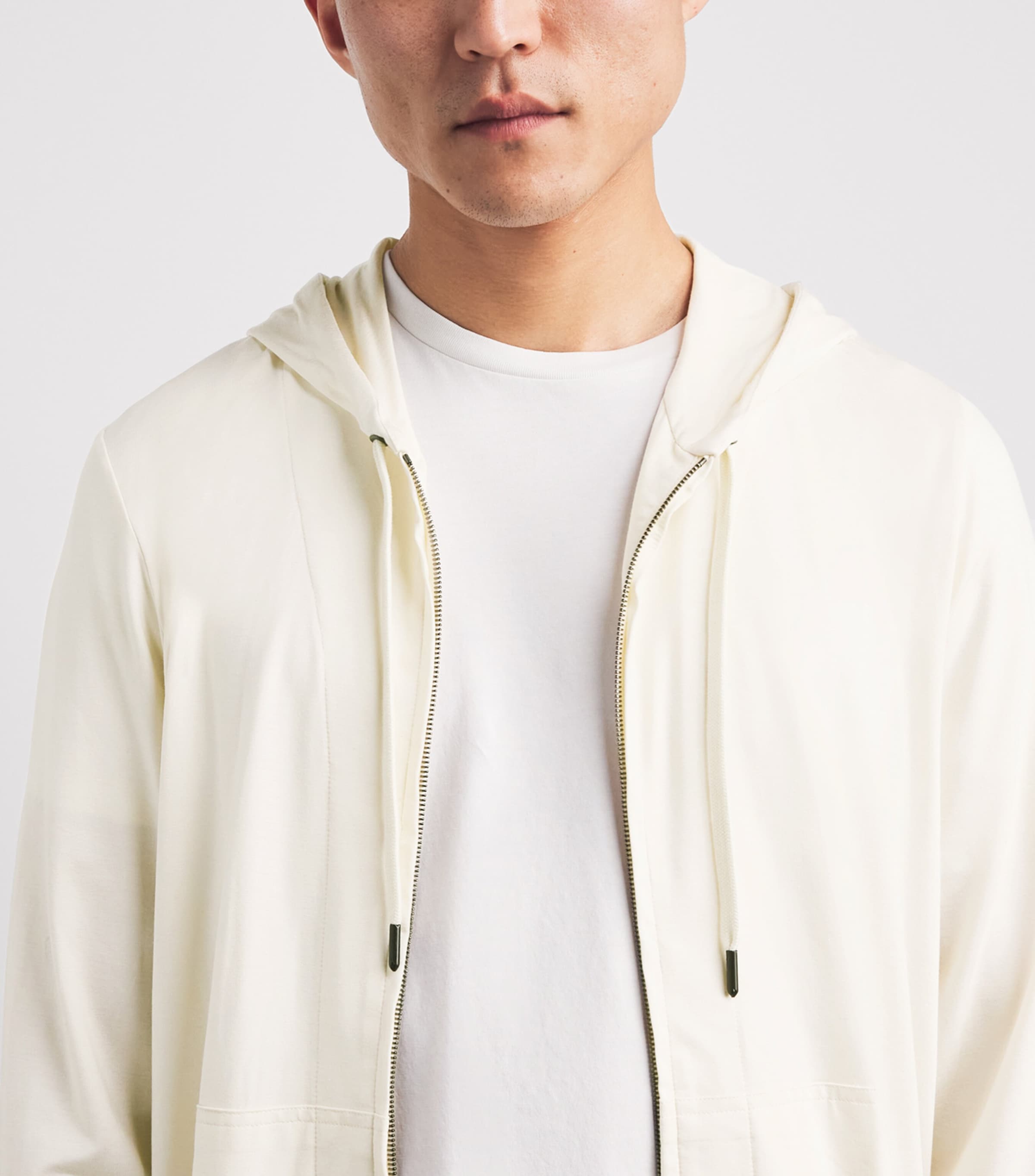 Derek Rose Mens Micromodal Zip-Up Hoodie Bei Image 3