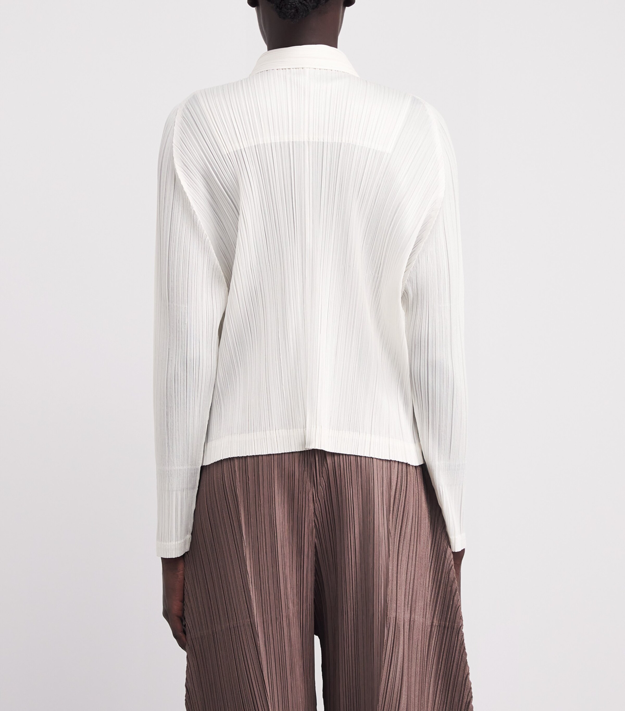 Pleats Please Issey Miyake Womens February Monthly Colours Jacket White Image 5