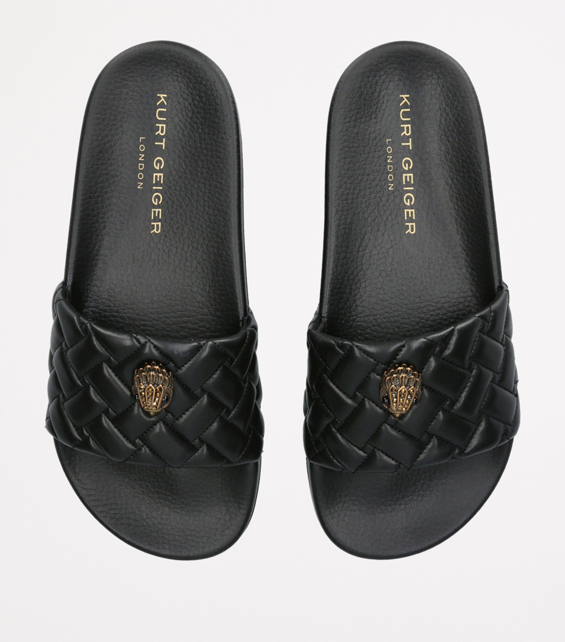 Meena Eagle Slides BLACK Image 8