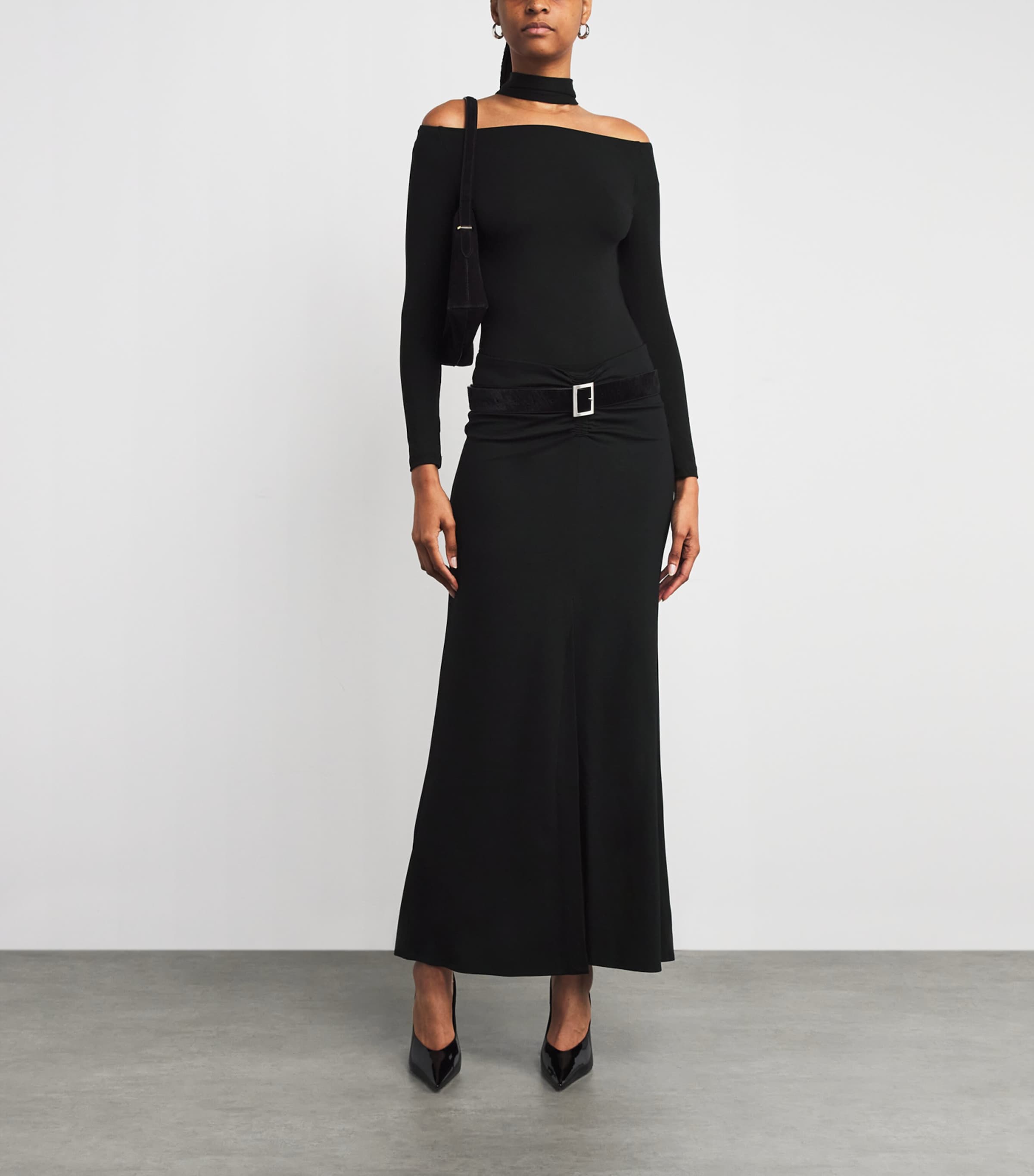 Eclipse Maxi Skirt BLACK Image 2