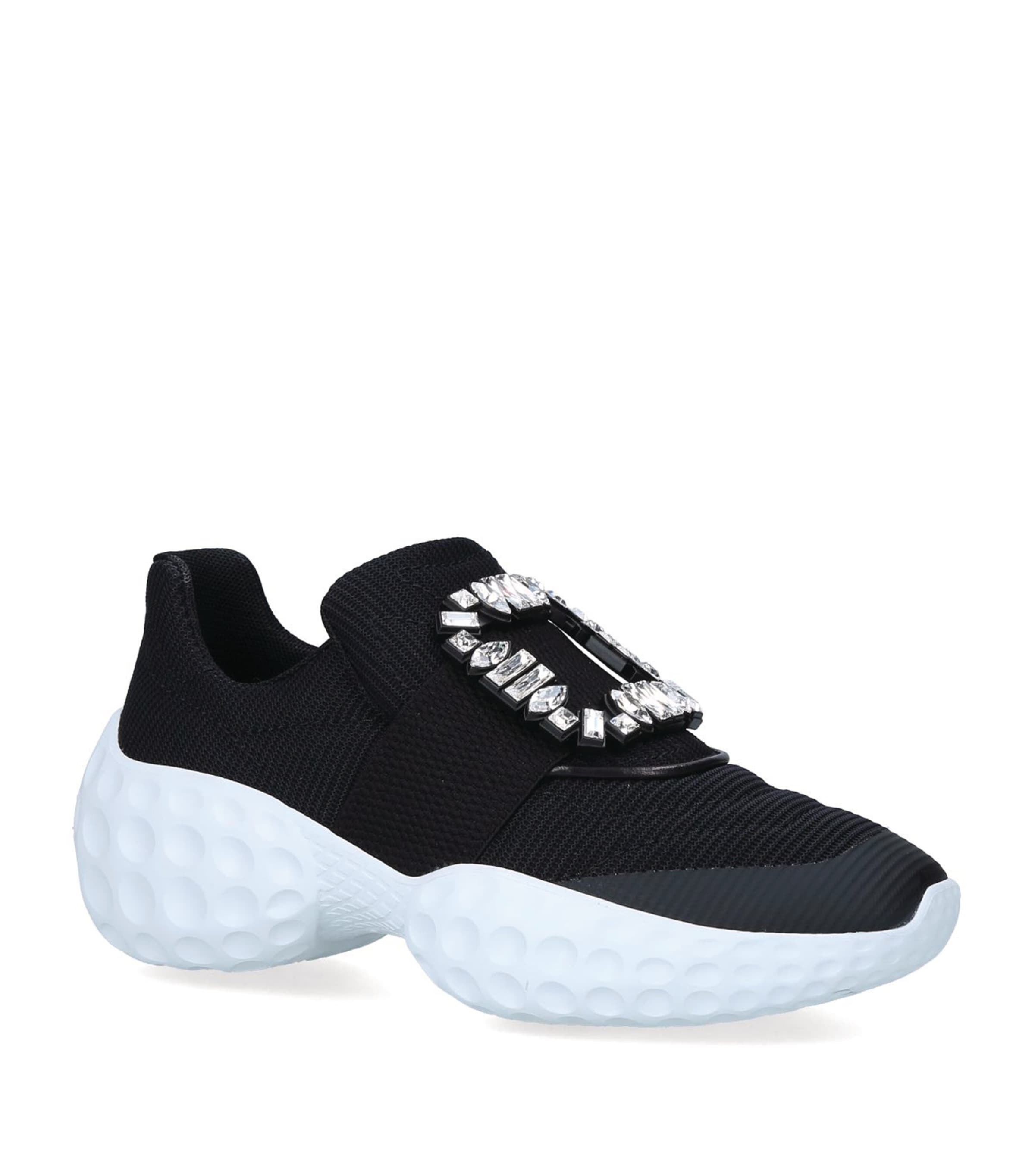 Shop Roger Vivier Viv' Run Moonlight Sneakers