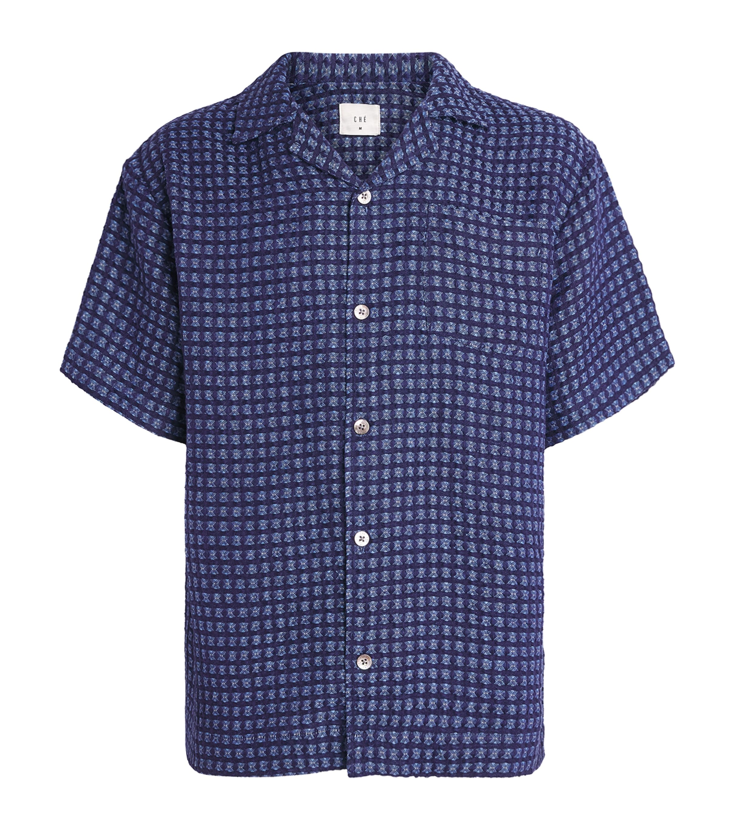 CHÉ Linen Riita Shirt Navy