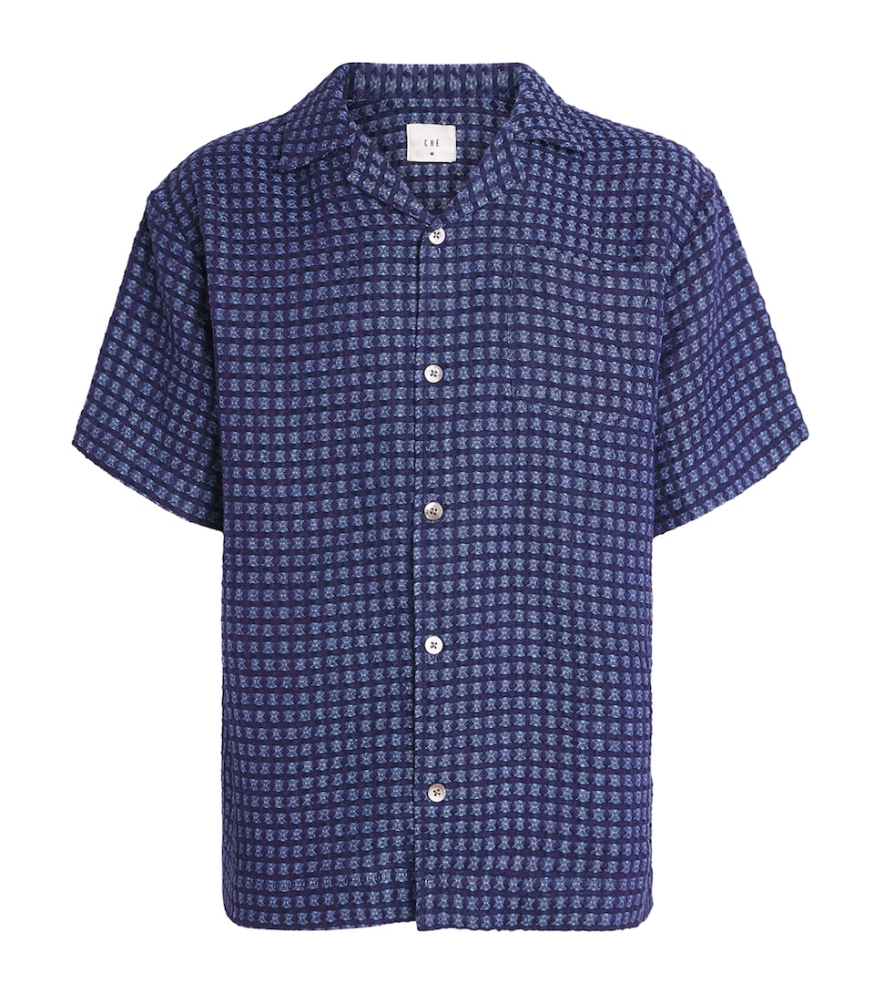 CHÉ Linen Riita Shirt Navy
