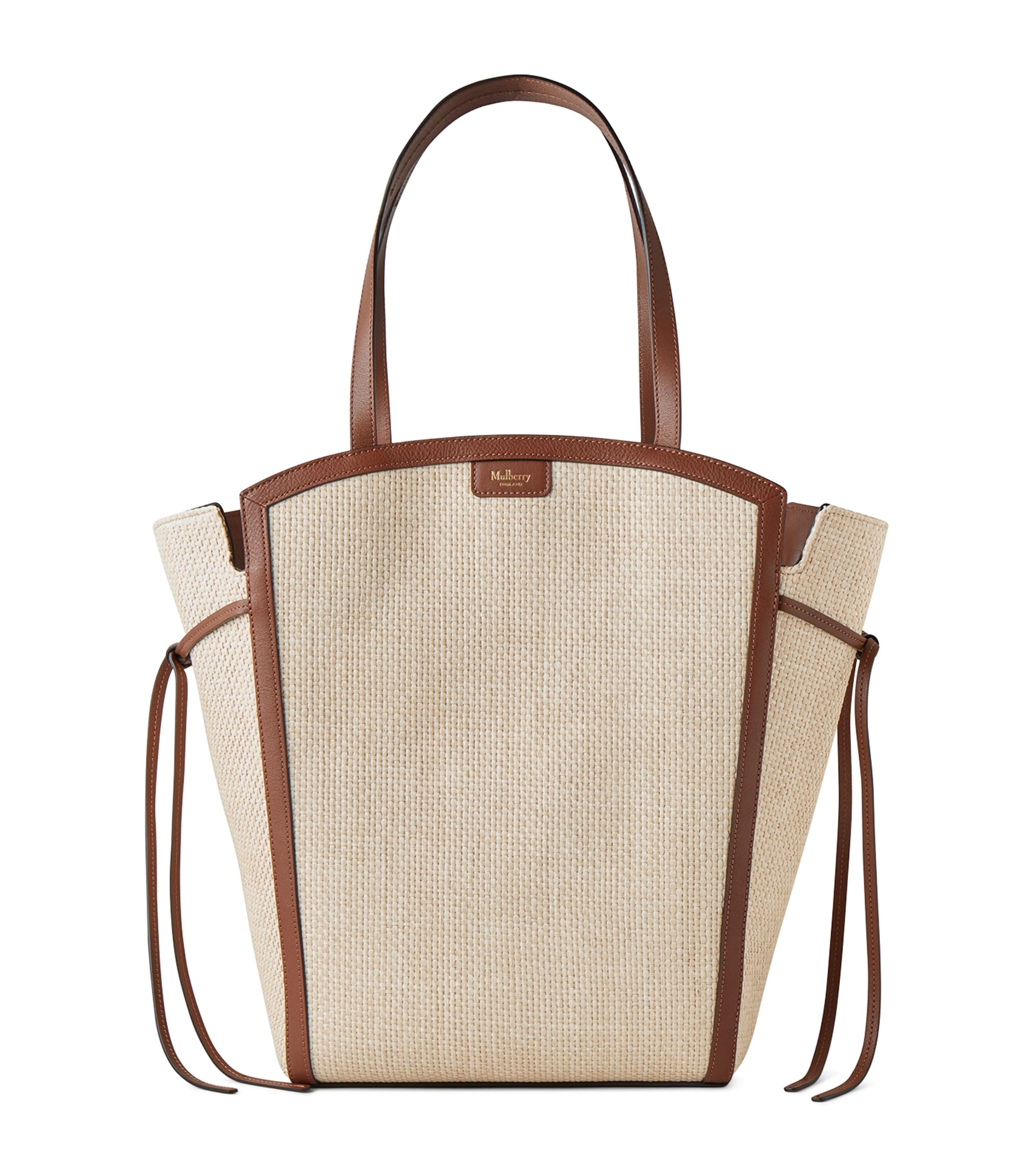 Mulberry Raffia Clovelly Tote Bag