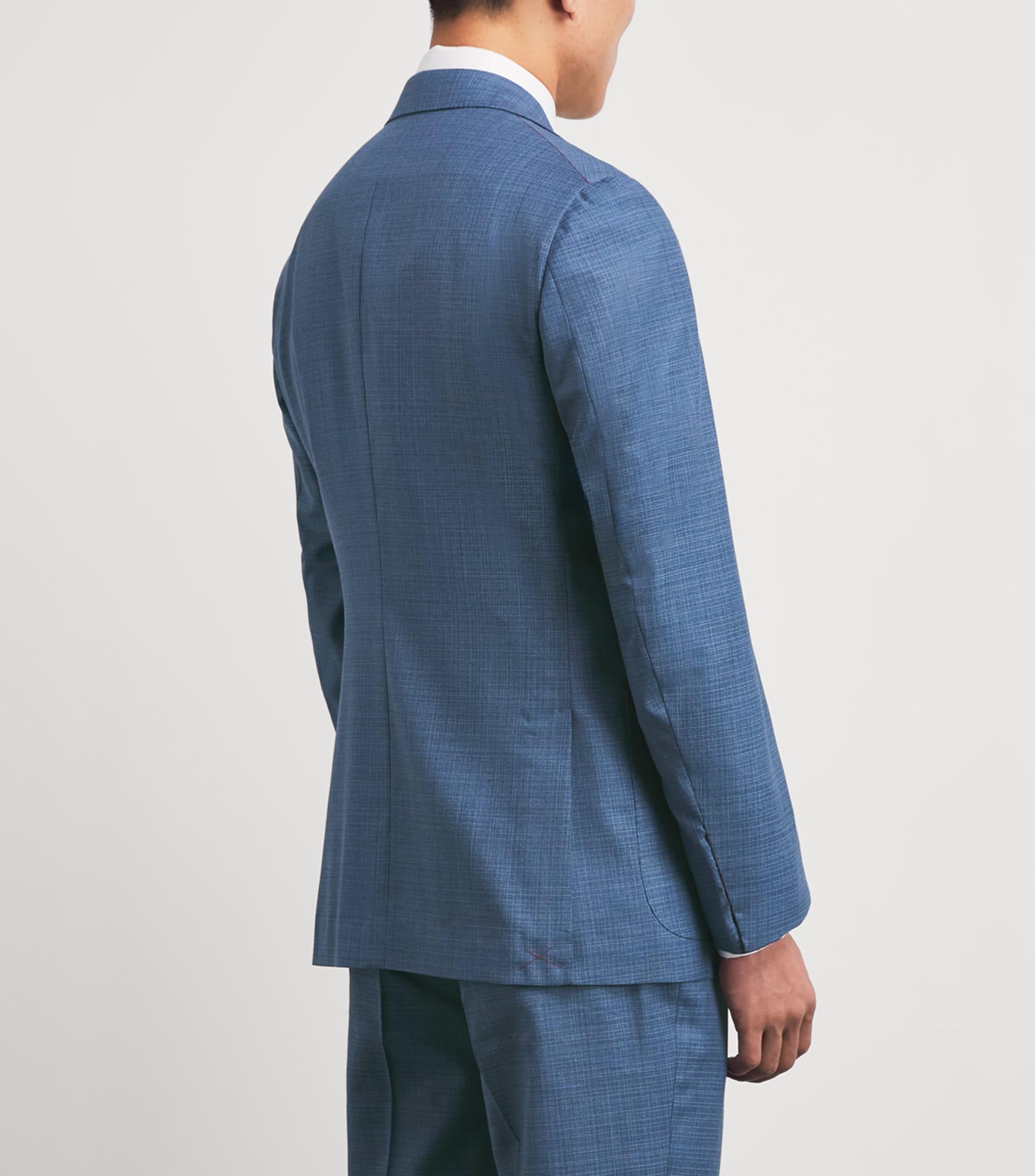 Isaia Mens Wool Single-Breasted Blazer Image 5