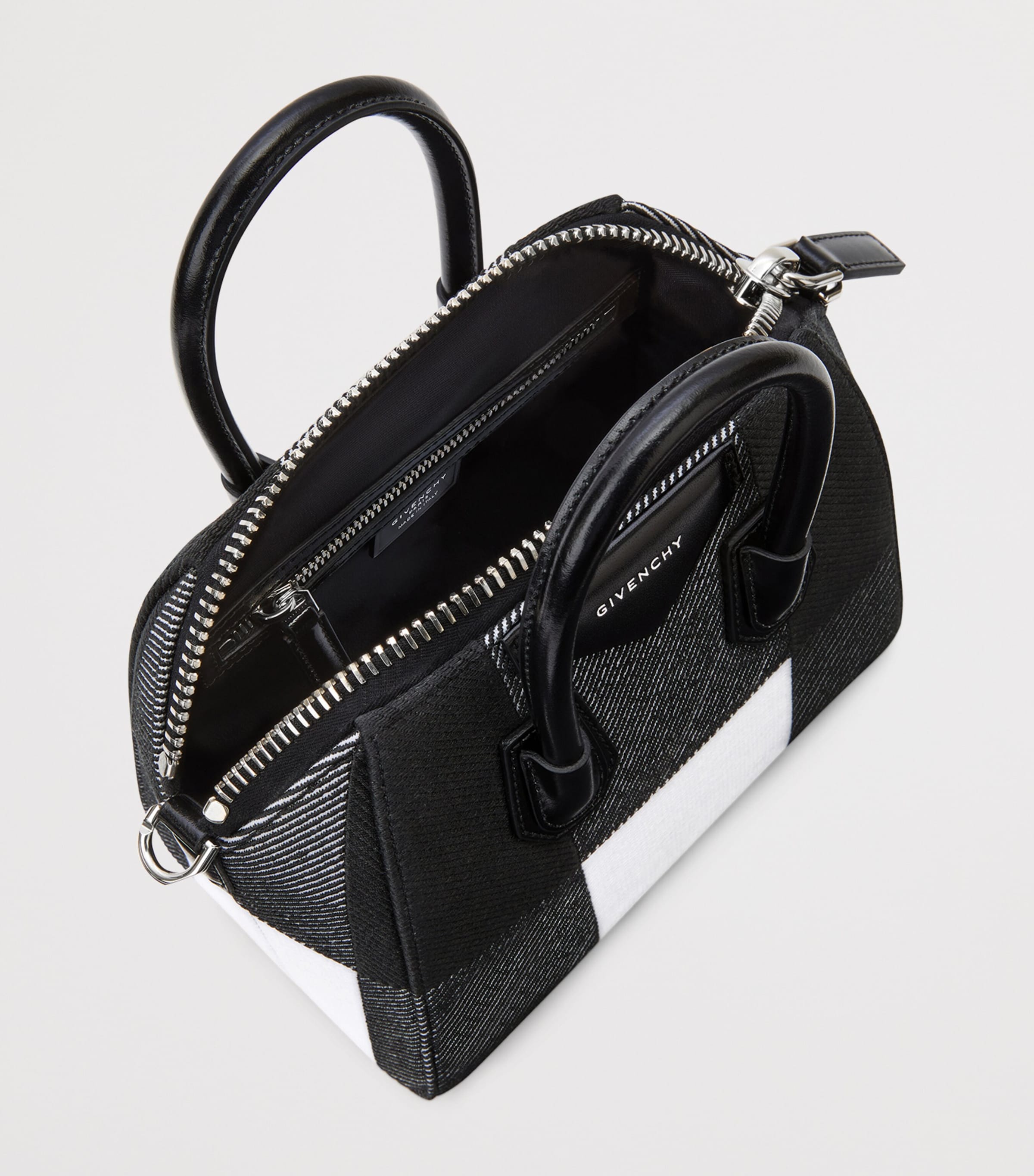 Givenchy Mini Check Antigona Top-Handle Bag Image 6