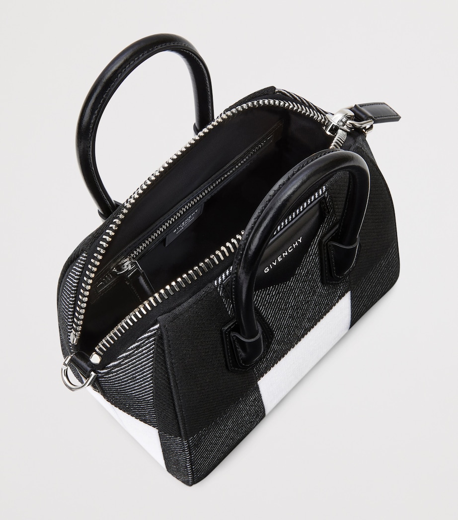 Givenchy Mini Check Antigona Top-Handle Bag Image 6