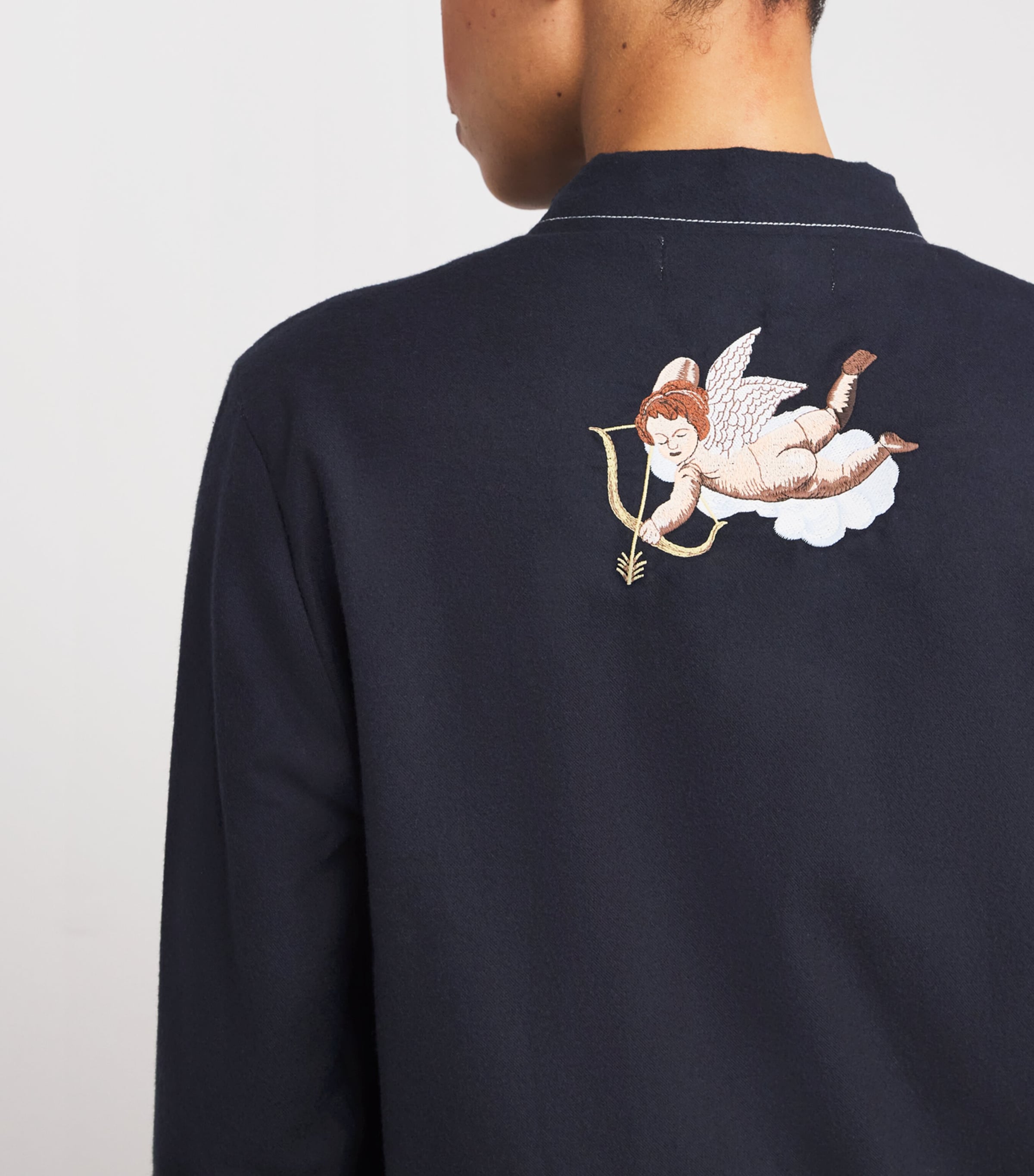 Cotton Primavera Pyjama Set NAVY Image 6