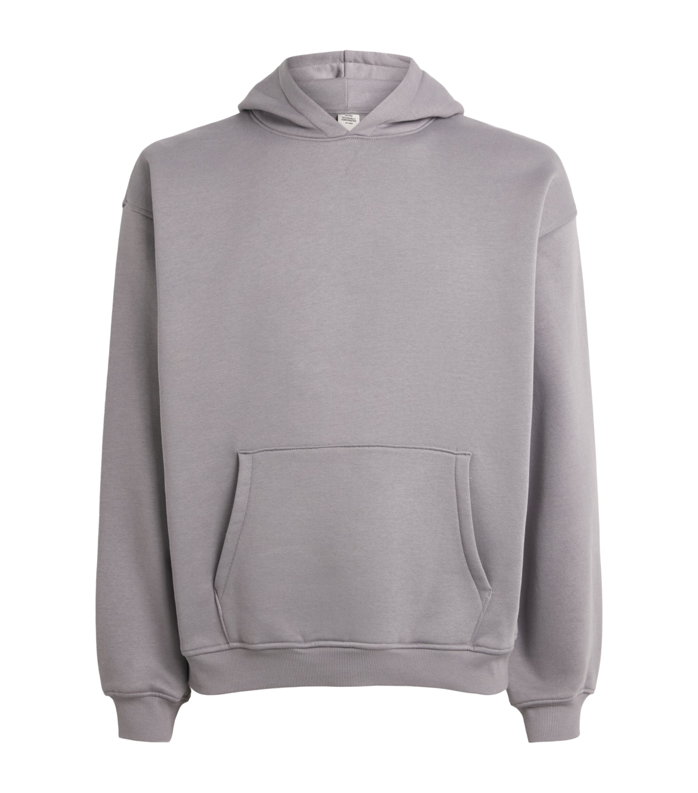 Skims Mens Fleece Lounge Relaxed Hoodie Pl Plo Shadow Image 1