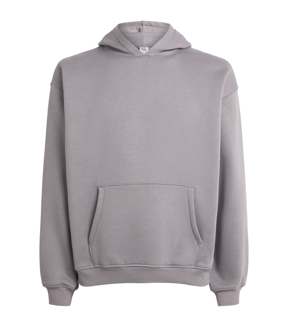 Skims Mens Fleece Lounge Relaxed Hoodie Pl Plo Shadow Image 1