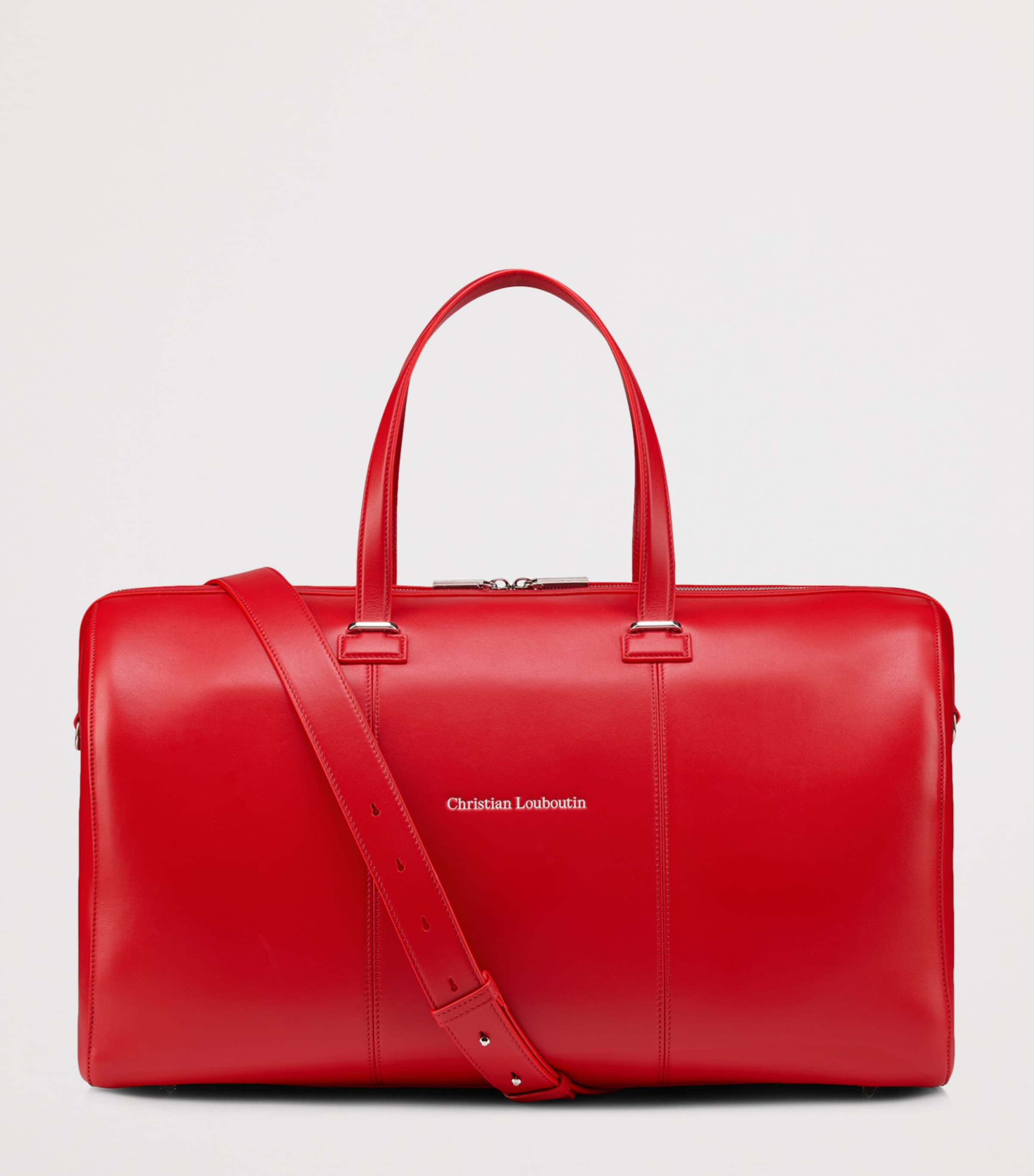 Christian Louboutin Tactical Leather Duffle Bag Image 3