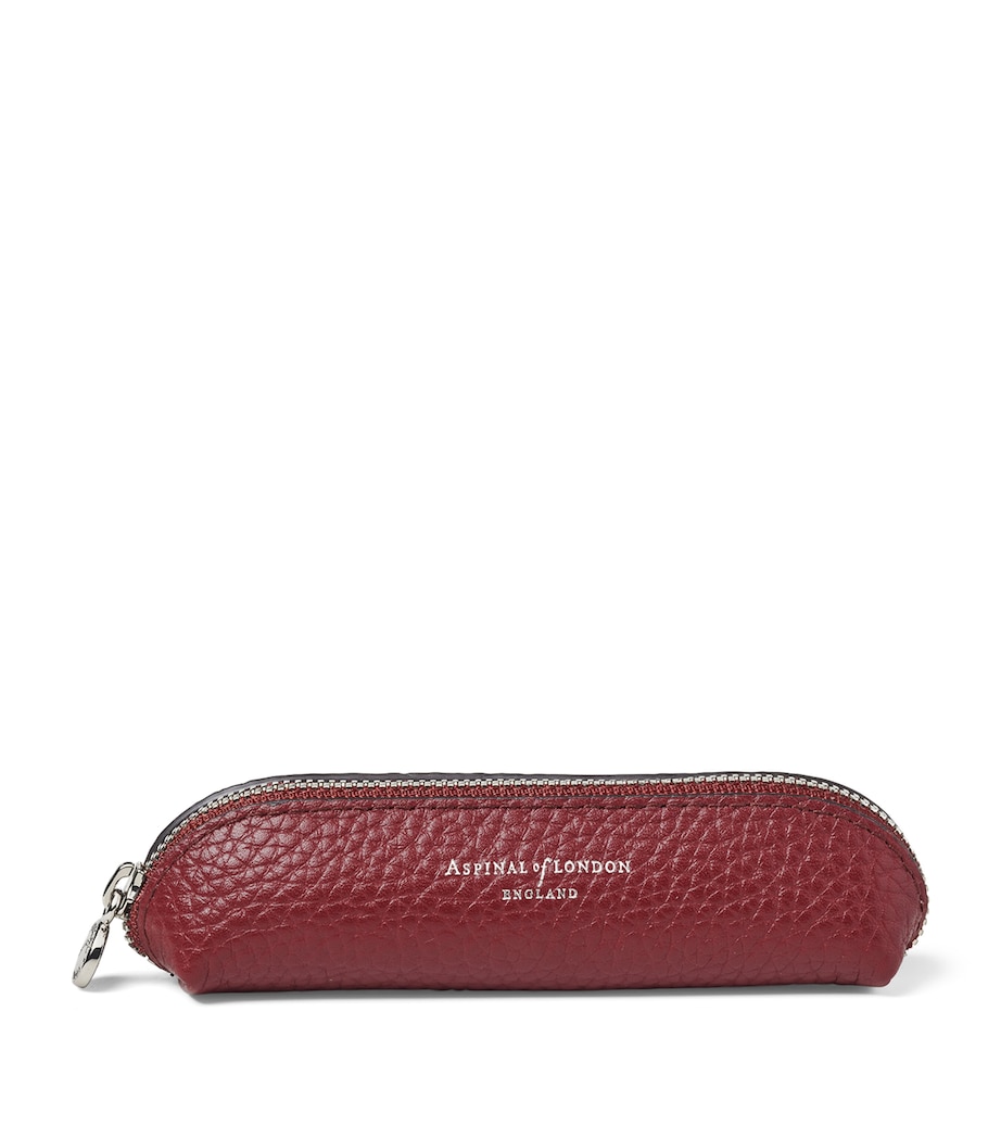 Leather Baby Pen Case MERLOT Image 1