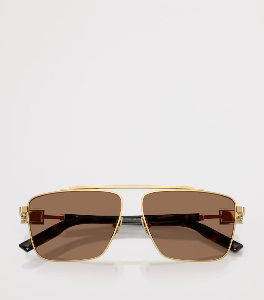 Dolce&Gabbana Metal Square Sunglasses Gold Image 5