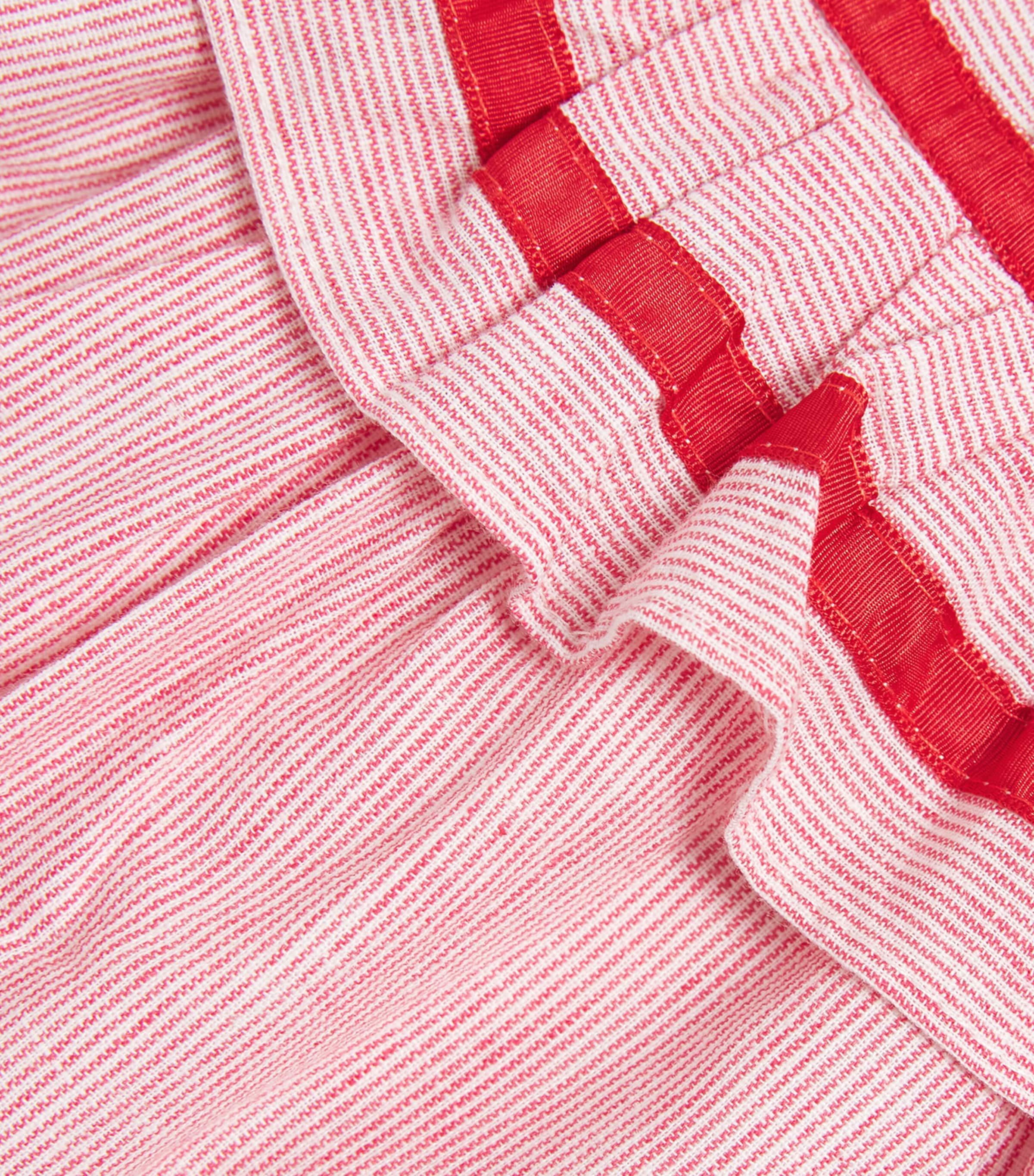 PEPA LONDON Ruffle-Bib Lawrence Dress (12 Months - 4 Years) Red Image 3