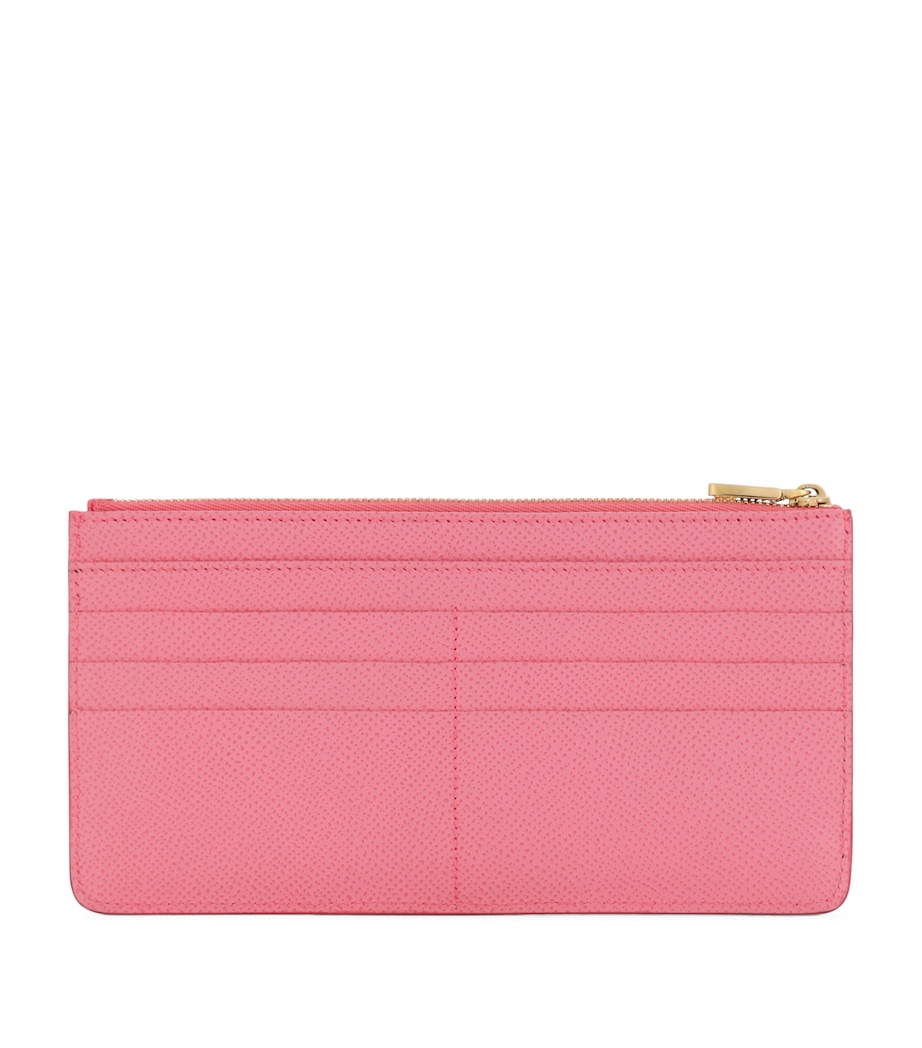 Calfskin Dauphine Card Holder 80424-CYCLAMEN 2 Image 4