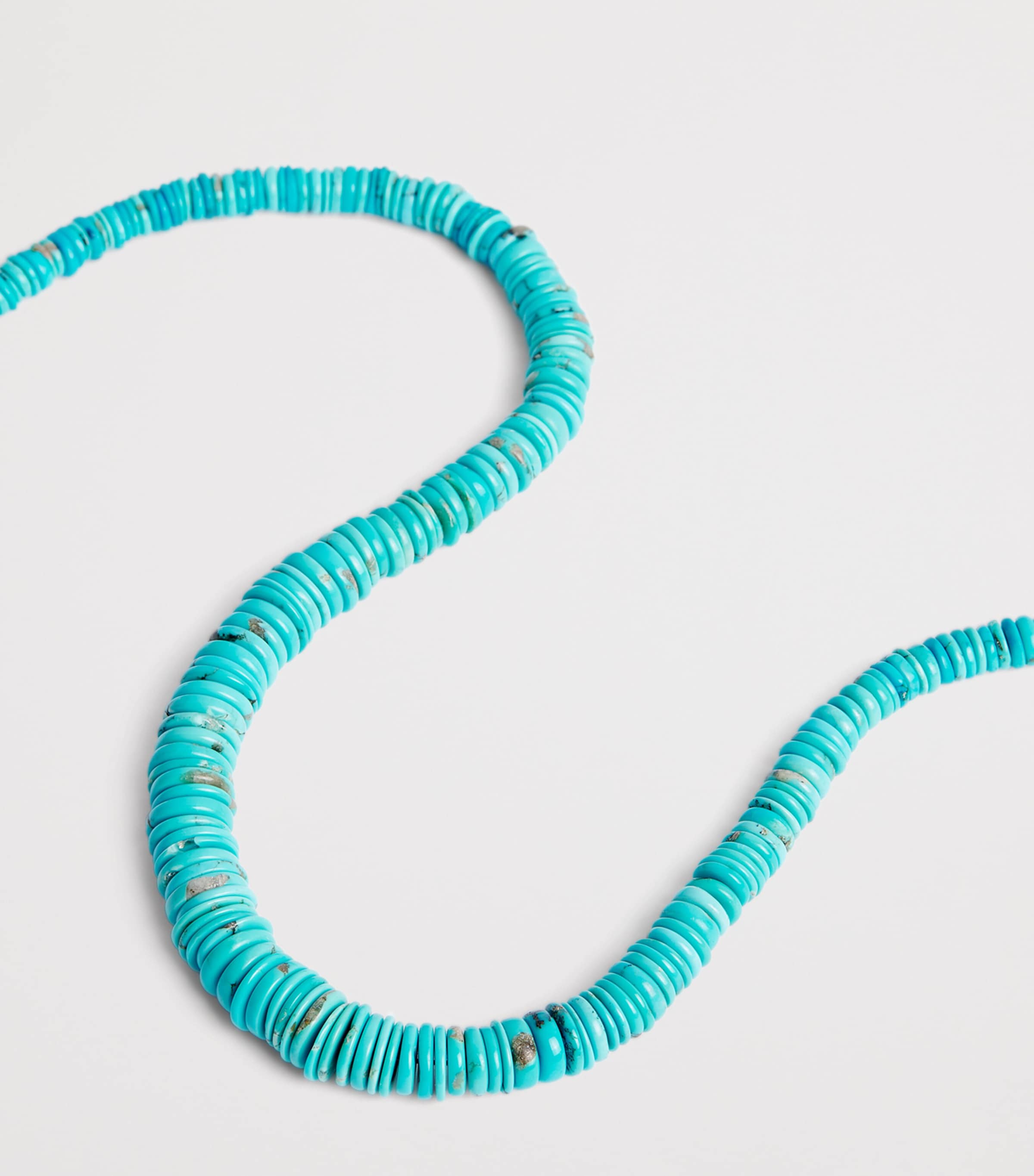 Yellow Gold and Turquoise Necklace TURQUOISE Image 3