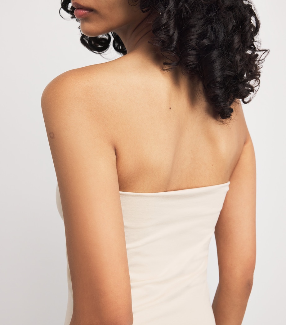 Strapless Marciella Maxi Dress TC1 BLCK/OYSTER GRAY Image 6