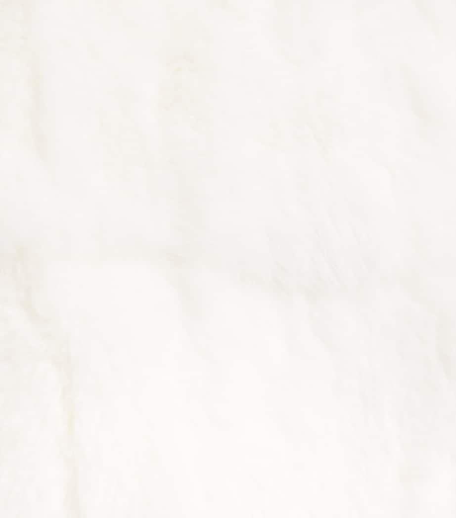 Rabbit Fur Coat (4-14 Years) C10WHITE Image 3