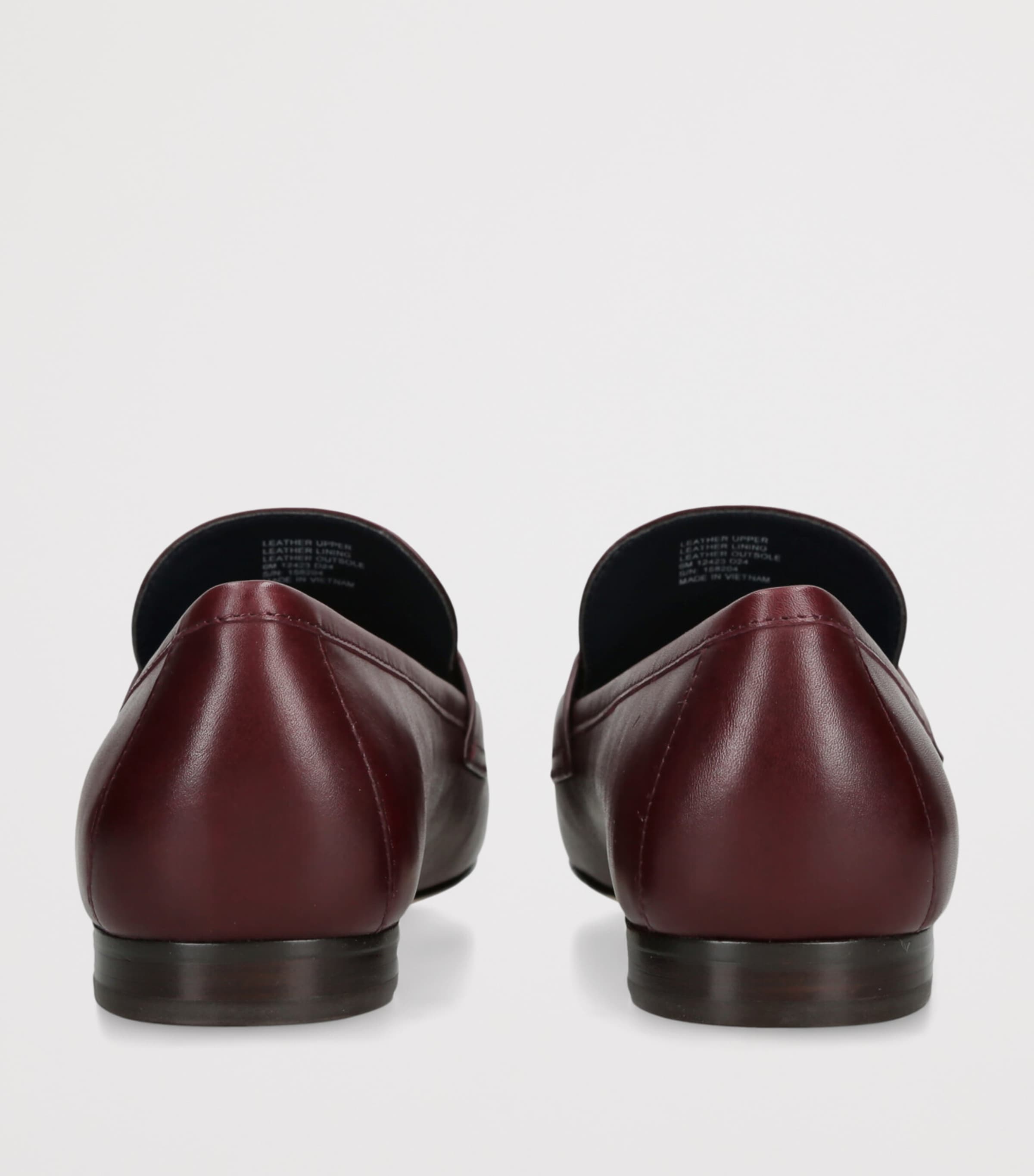 Leather Eleanor Loafers WINE COMB Image 2