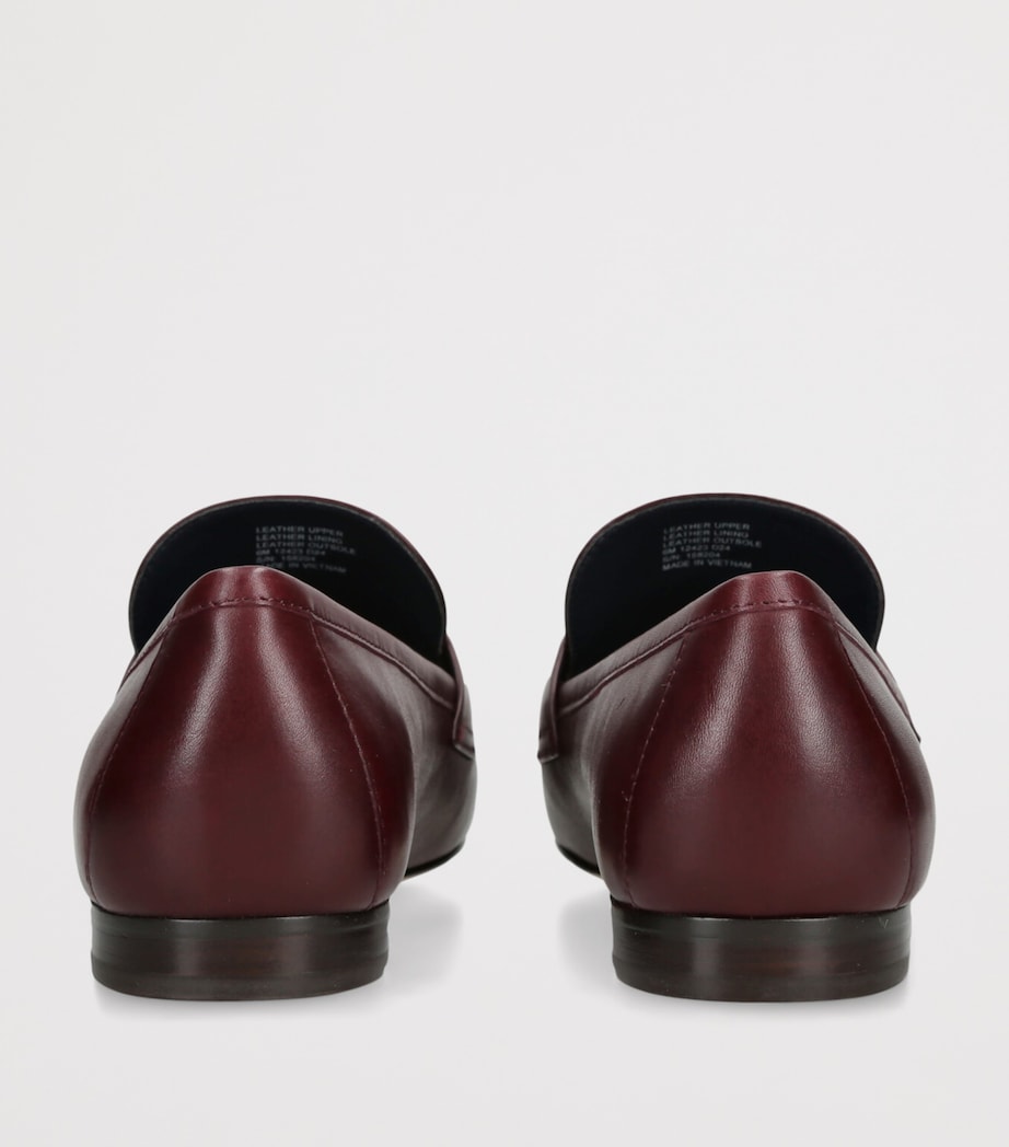 Leather Eleanor Loafers WINE COMB Image 2