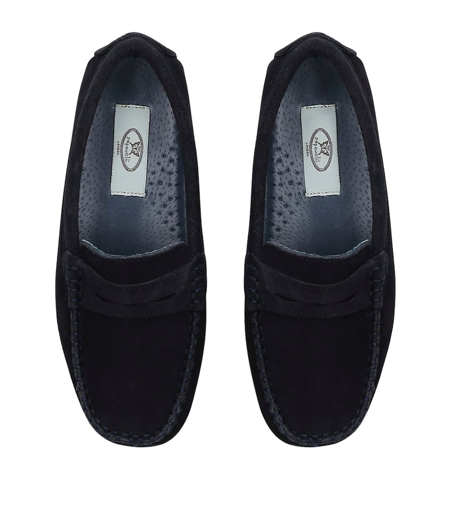 Suede Felix Shoes TEAL Image 4