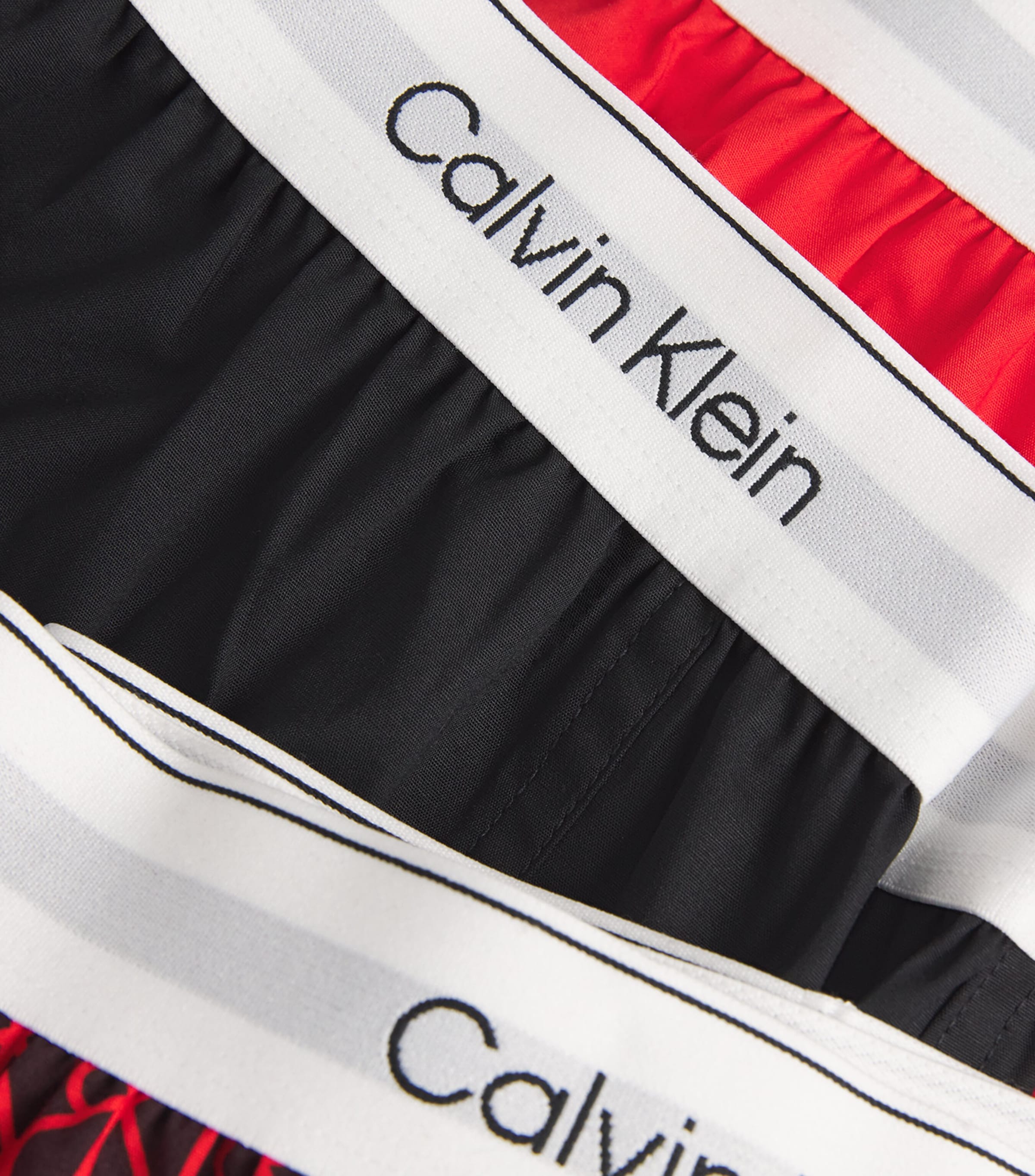 Stretch-Cotton Slim Boxers (Pack of 3) 2VHBLACK/ SEAMLESS Image 5